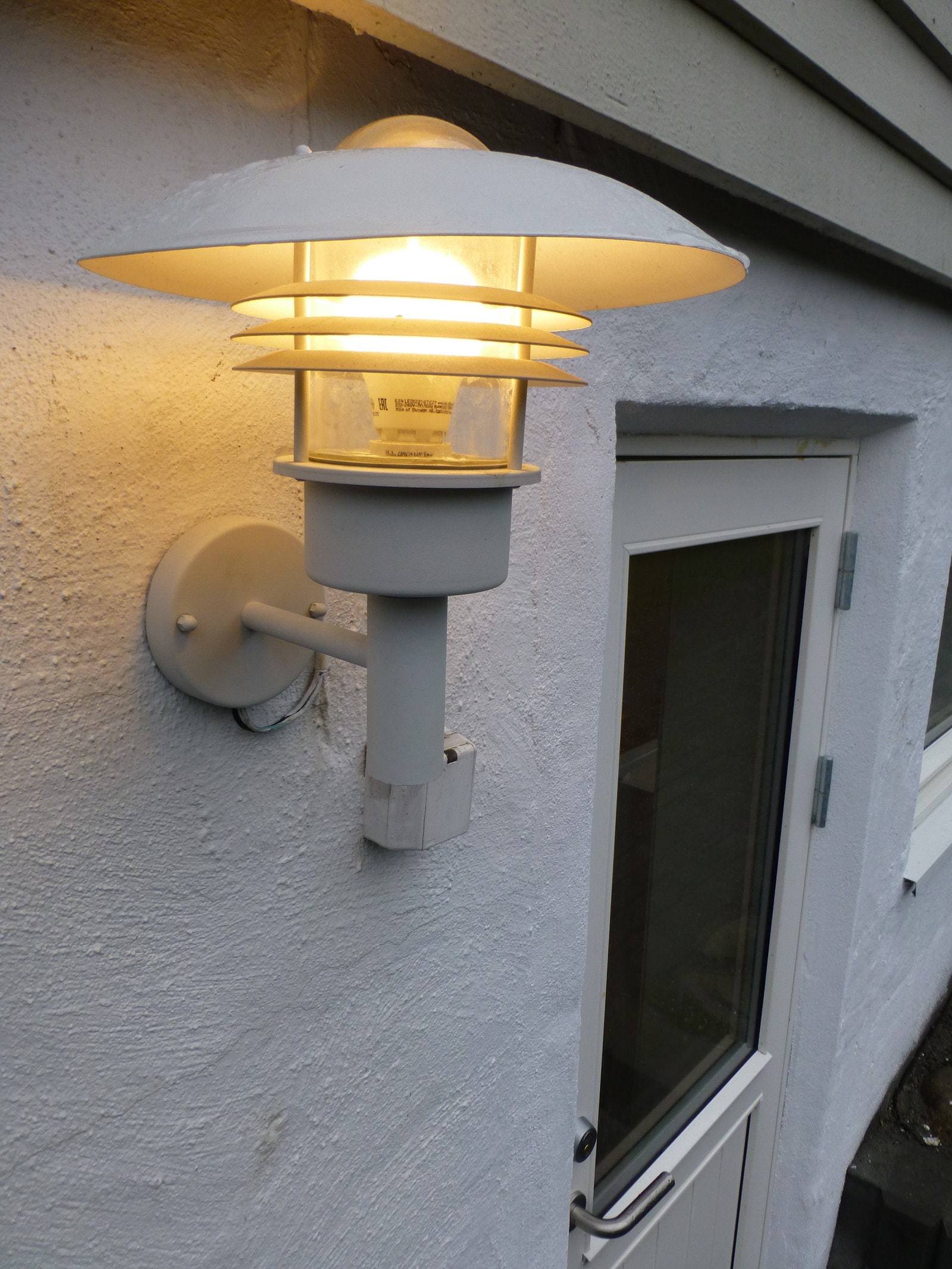 Automatisk lampe utendørs Galleribilde