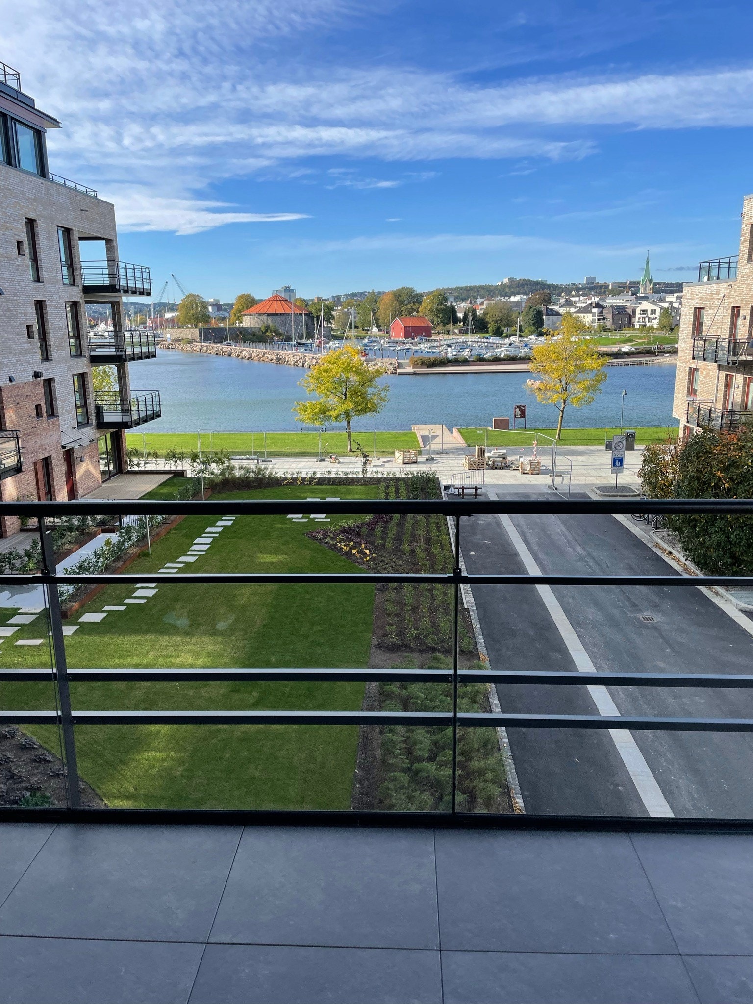 Fra terassen Galleribilde