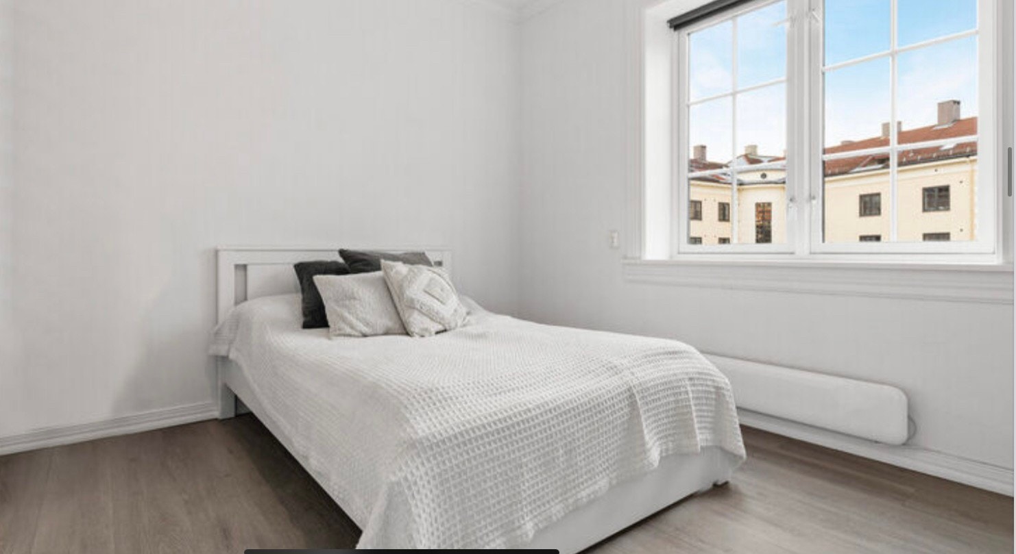 Romslig soverom Galleribilde