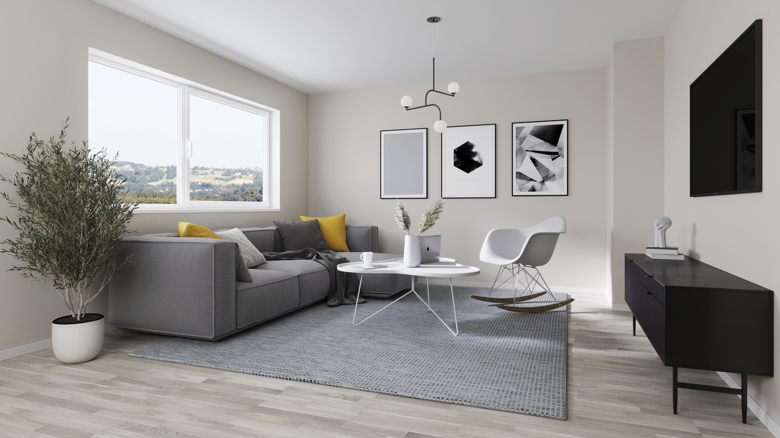 Stue 2. etasje Galleribilde