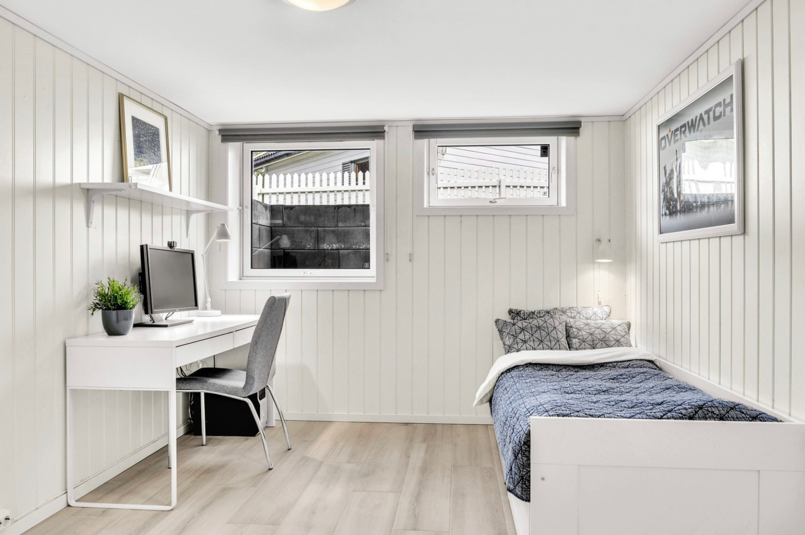 Tre romslige og lyse soverom - soverom 2 Galleribilde