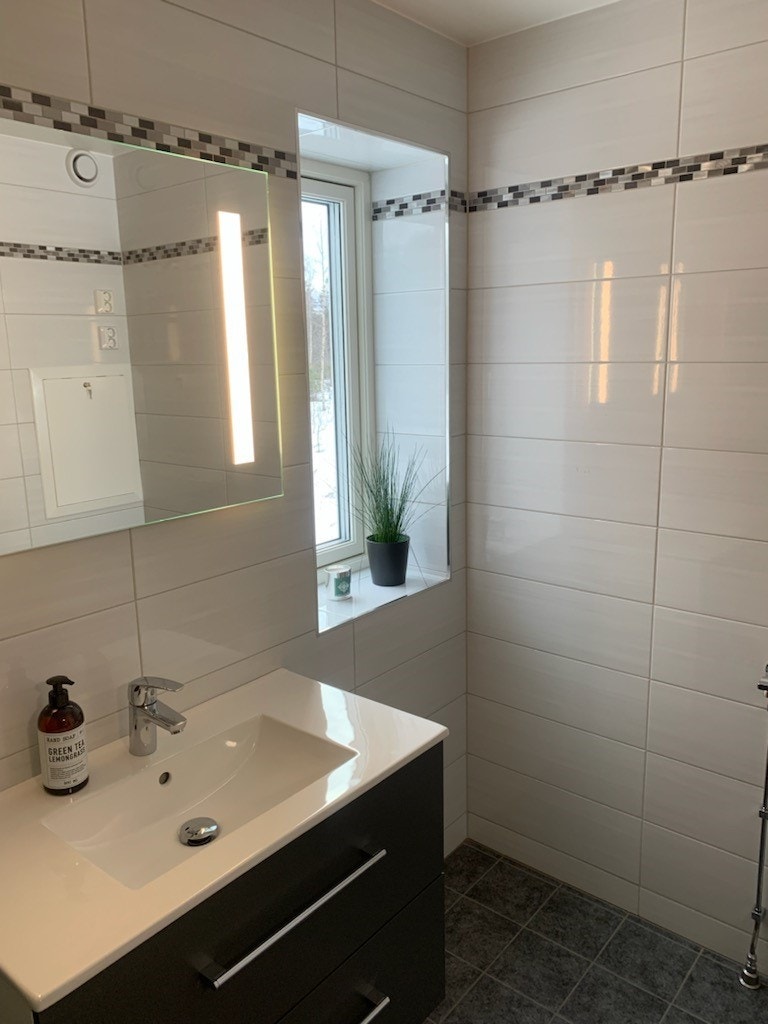 Bad med opplegg vask og tørk Galleribilde