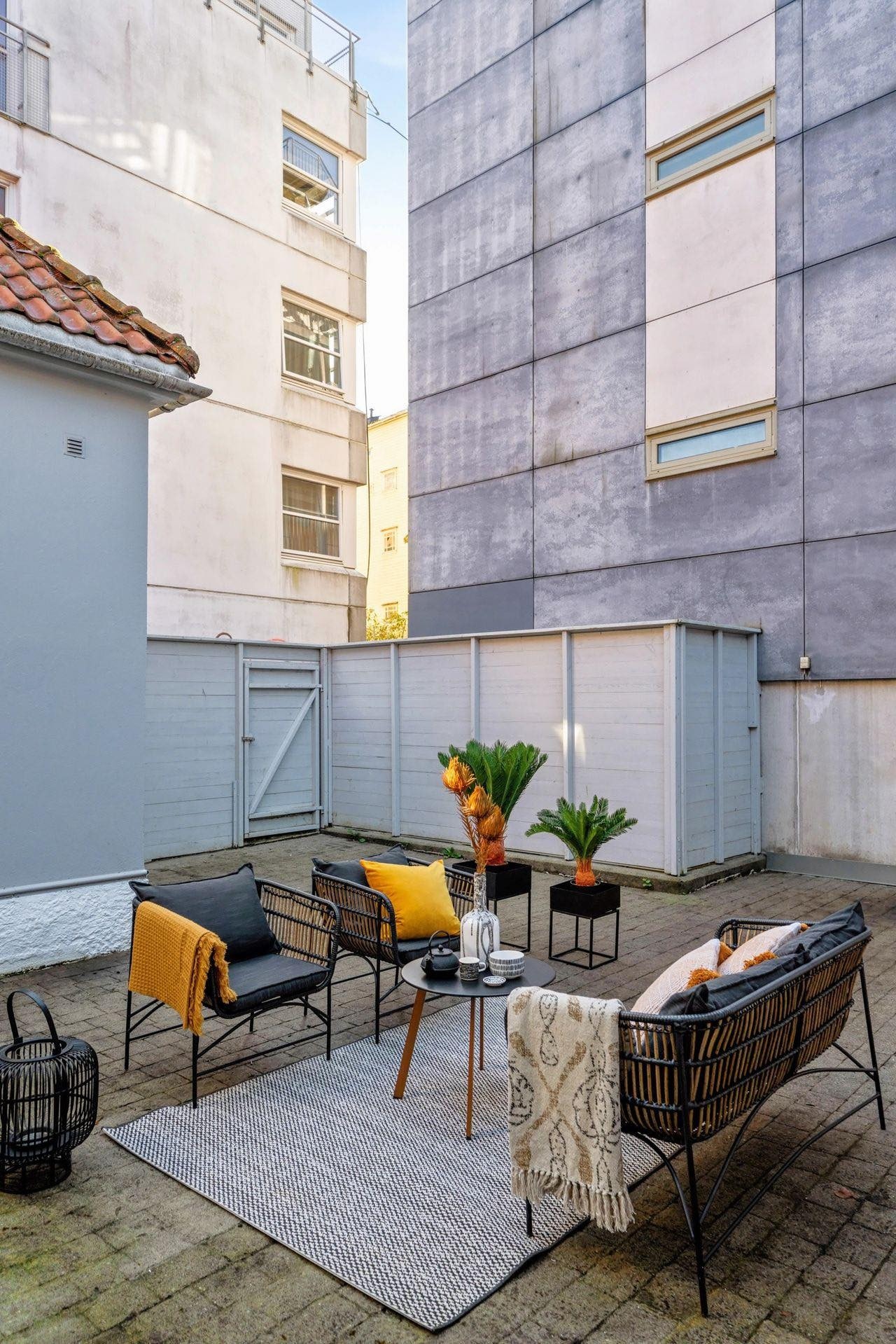 felles bakgård Galleribilde