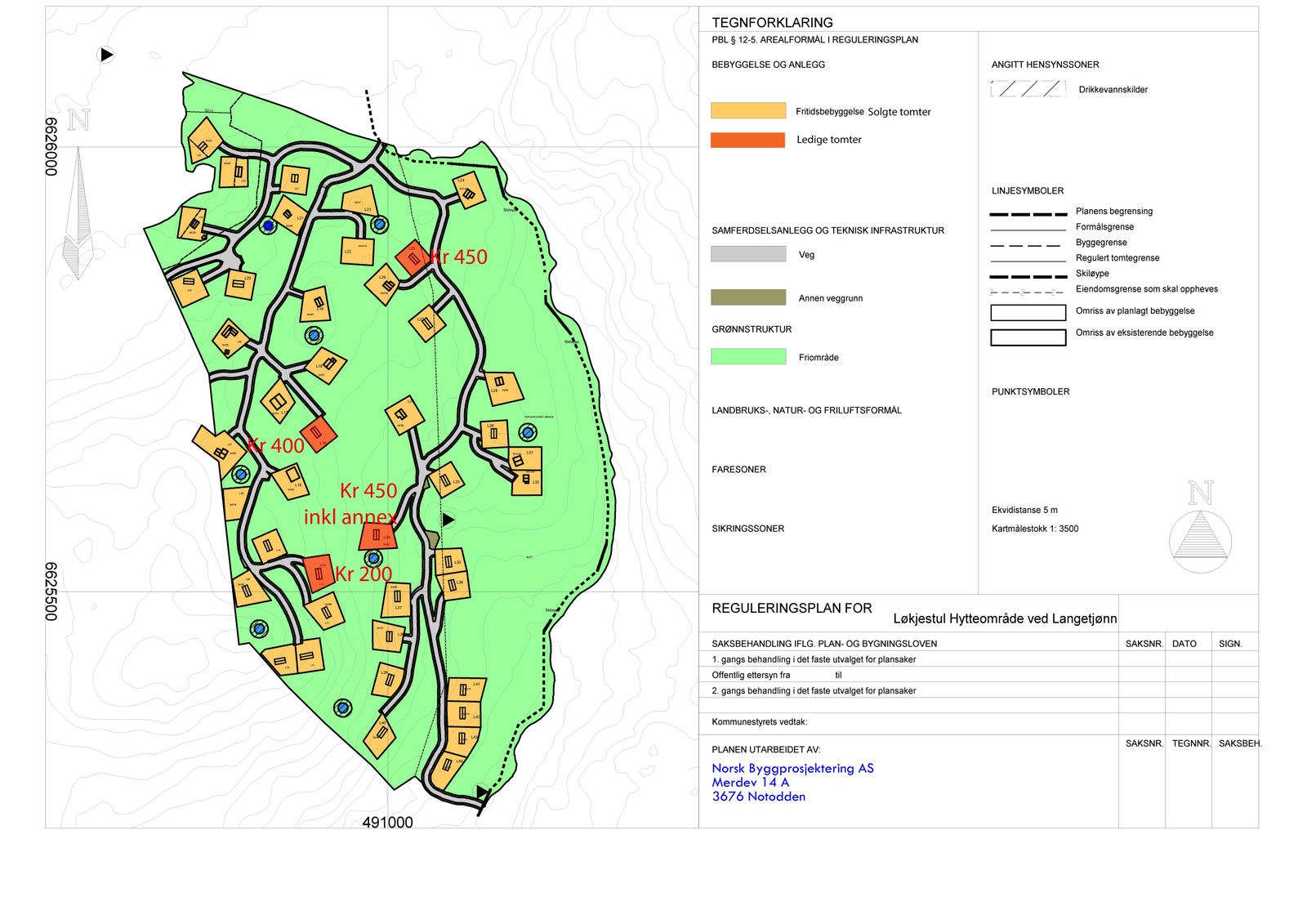 Reguleringskart Løkjestul Galleribilde