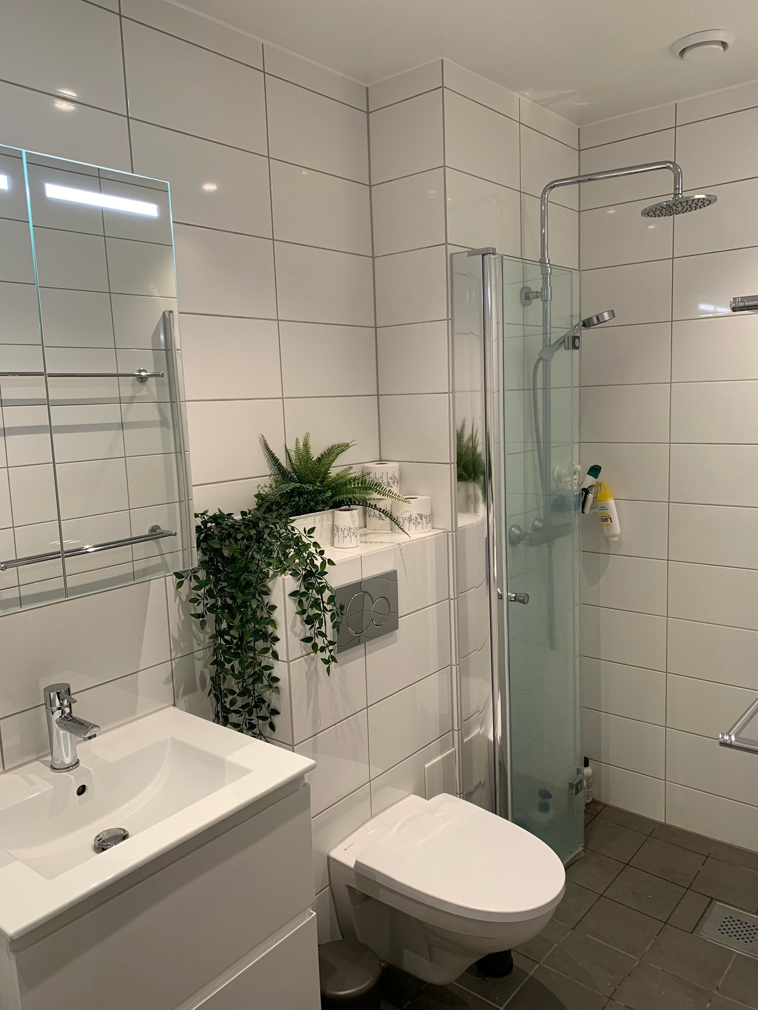 Bad med dusjhjørne Galleribilde