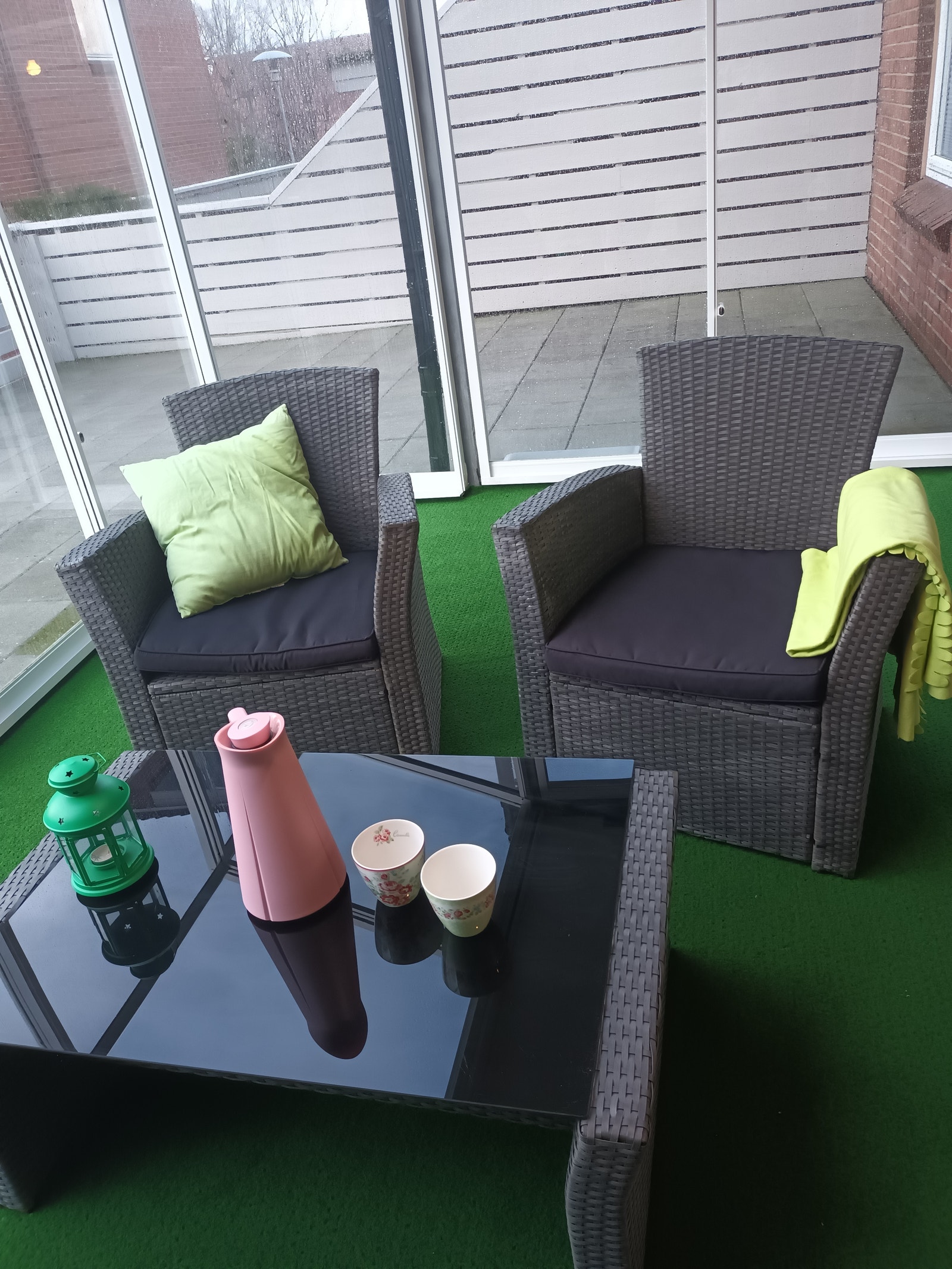 Vinterhage +stor terrasse Galleribilde