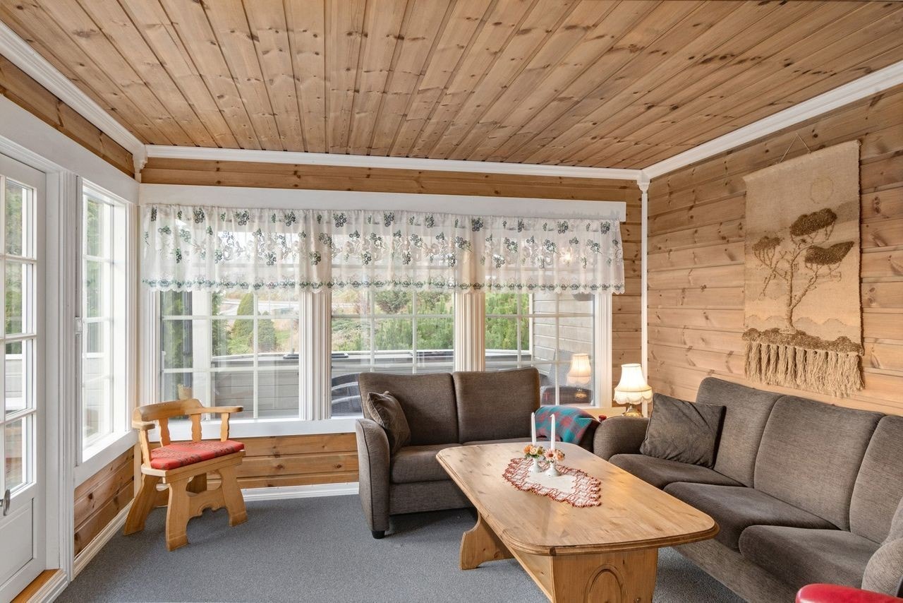 Koselig vinterstue Galleribilde