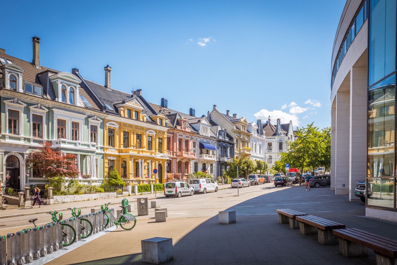 Parkveien og Studentsenteret. Galleribilde