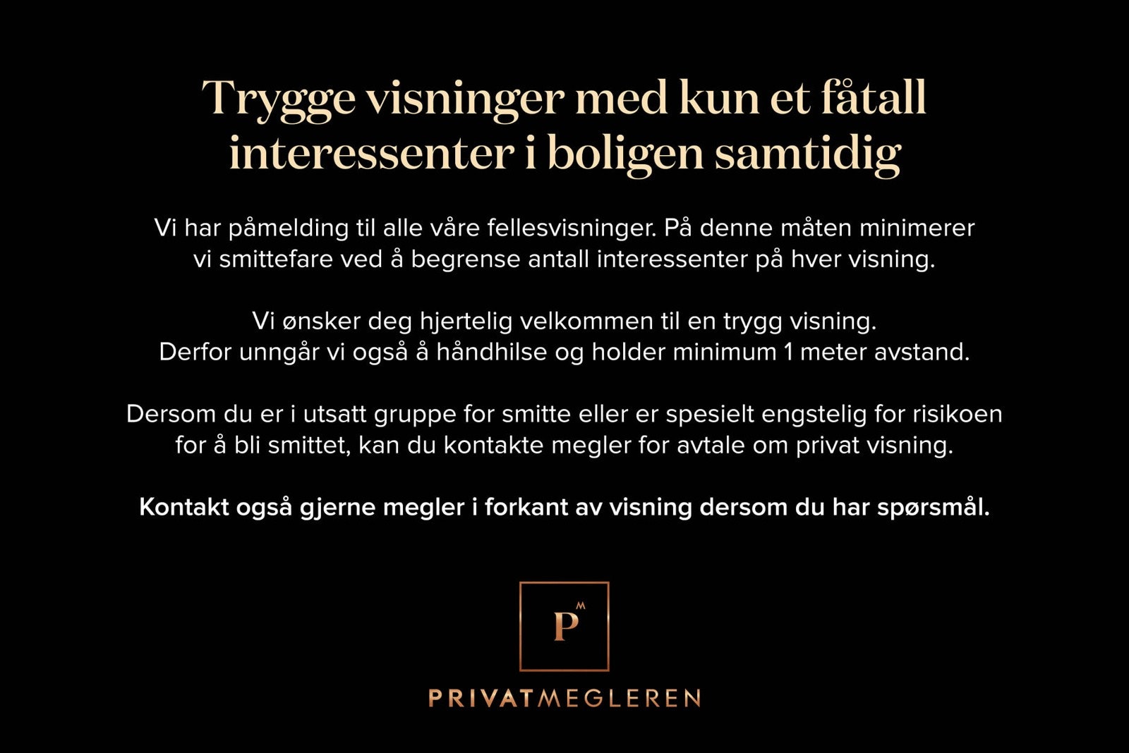 Informasjon før visning! Galleribilde