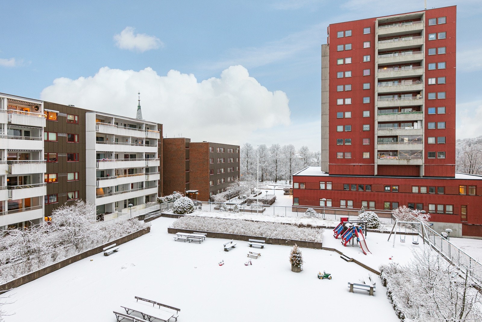 Fra balkongen Galleribilde