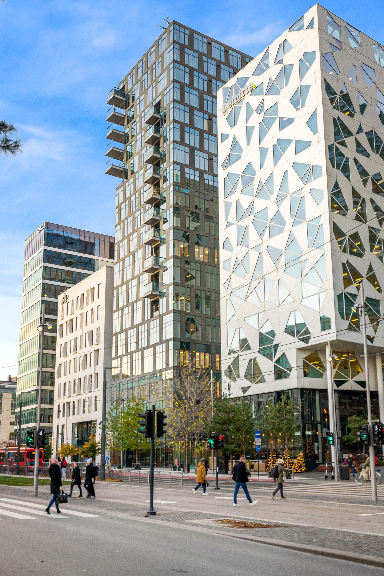 Leiligheten ligger i et nyetablert, urbant og meget attraktivt satsningsområde på Barcode i Bjørvika. Galleribilde