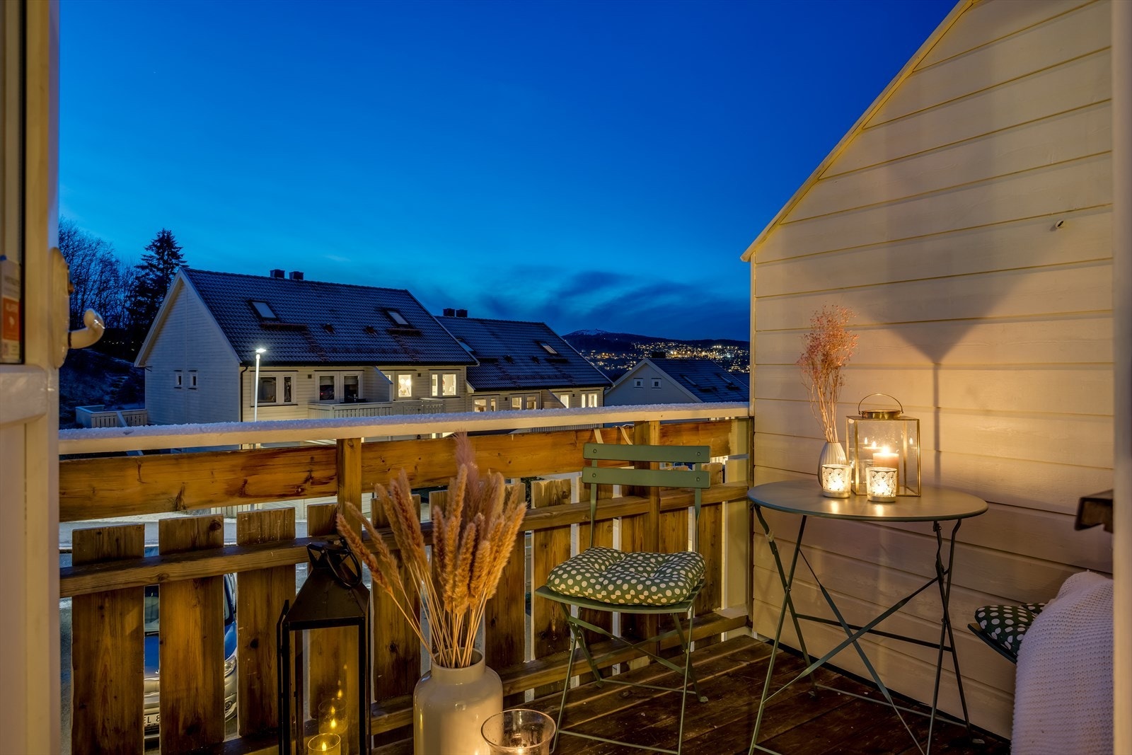 Kveldsbilder fra terrassen Galleribilde
