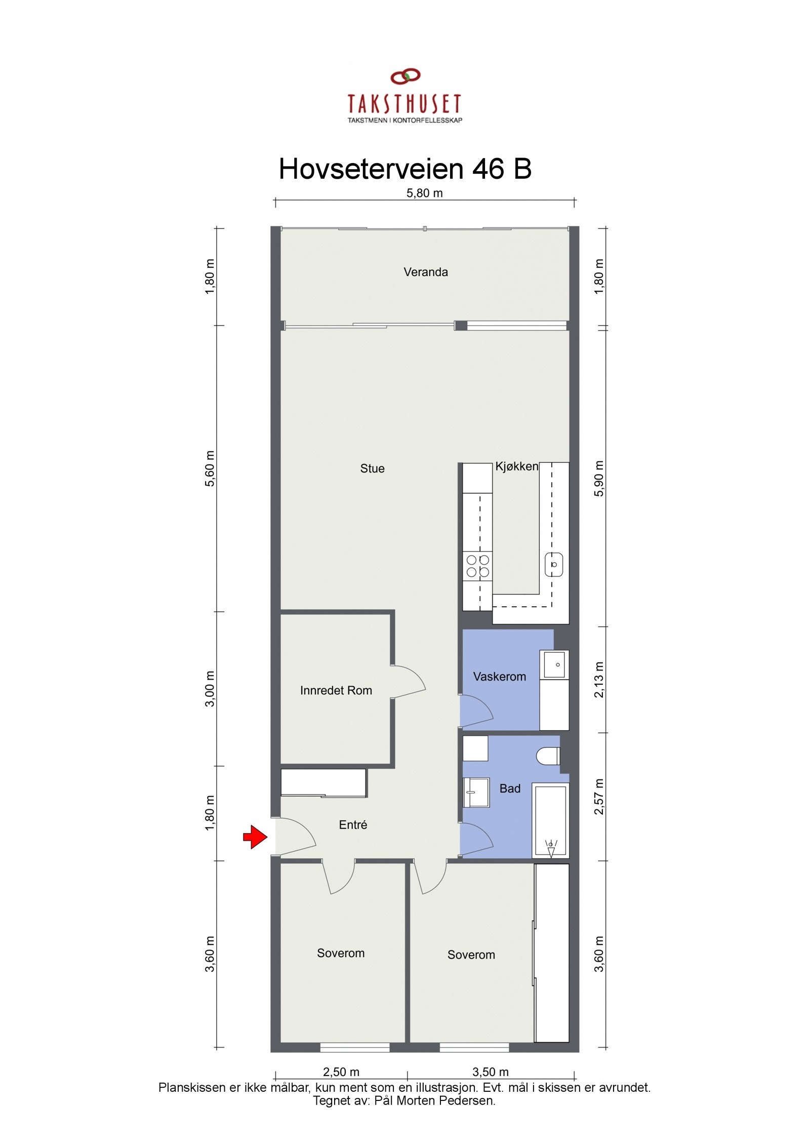 Gjennomgående bolig med flott planløsning - Merk eget vaskerom og hjemmkontorløsning Galleribilde
