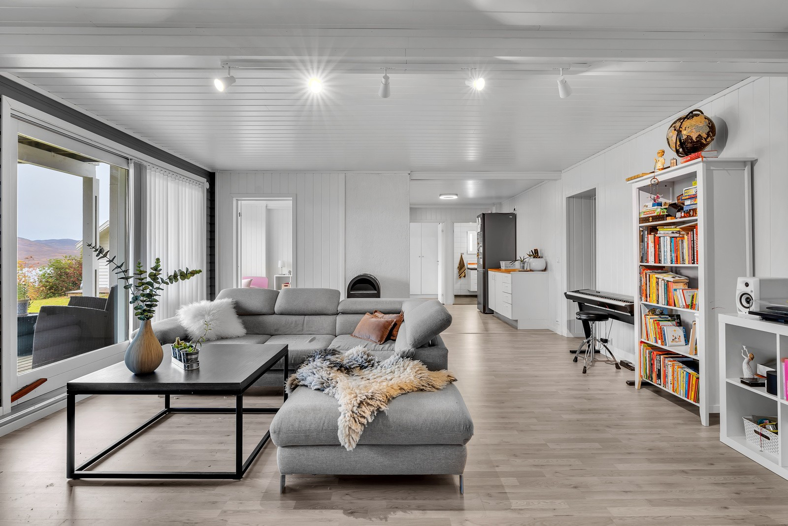 Stor 3-roms leilighet til leie med parkering i rolig boligområde i Hamna!