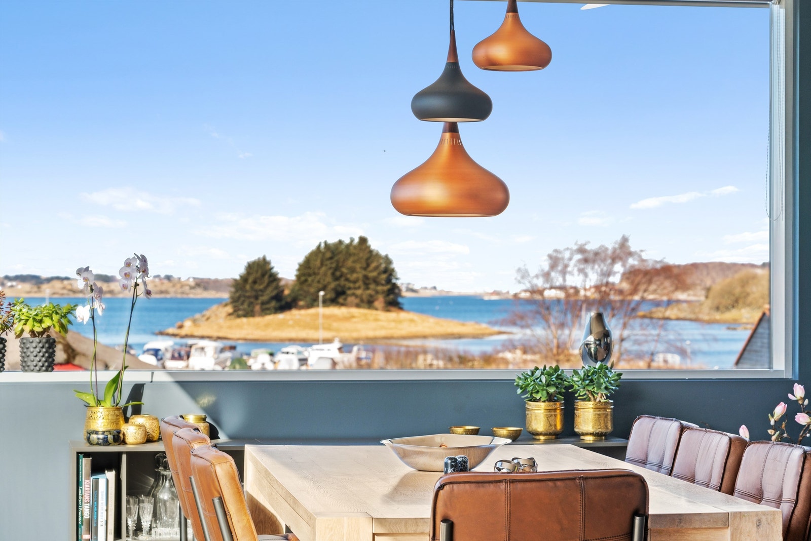 Herlig utsikt mot vest fra 2. etasje Galleribilde