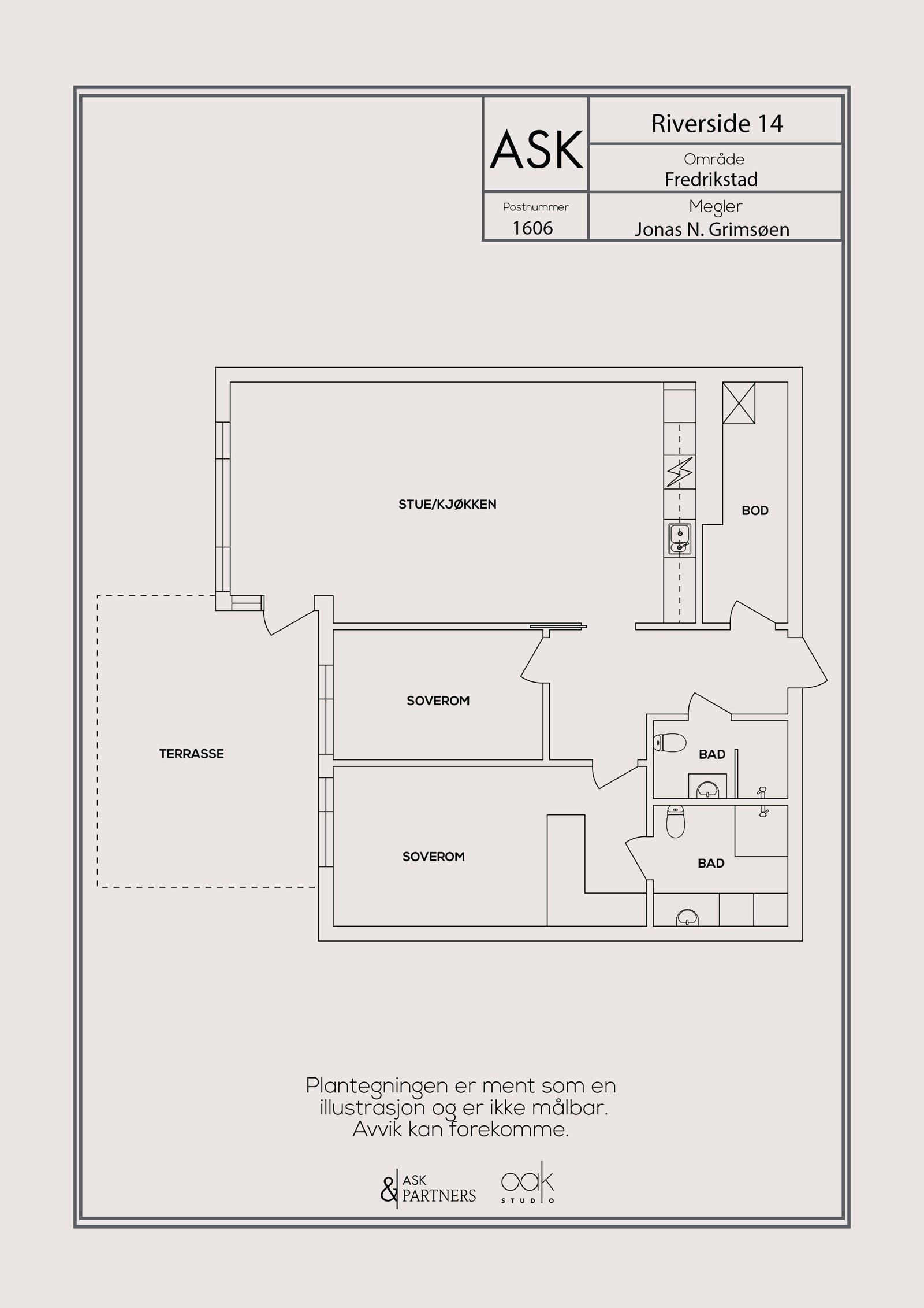 Plantegning Galleribilde
