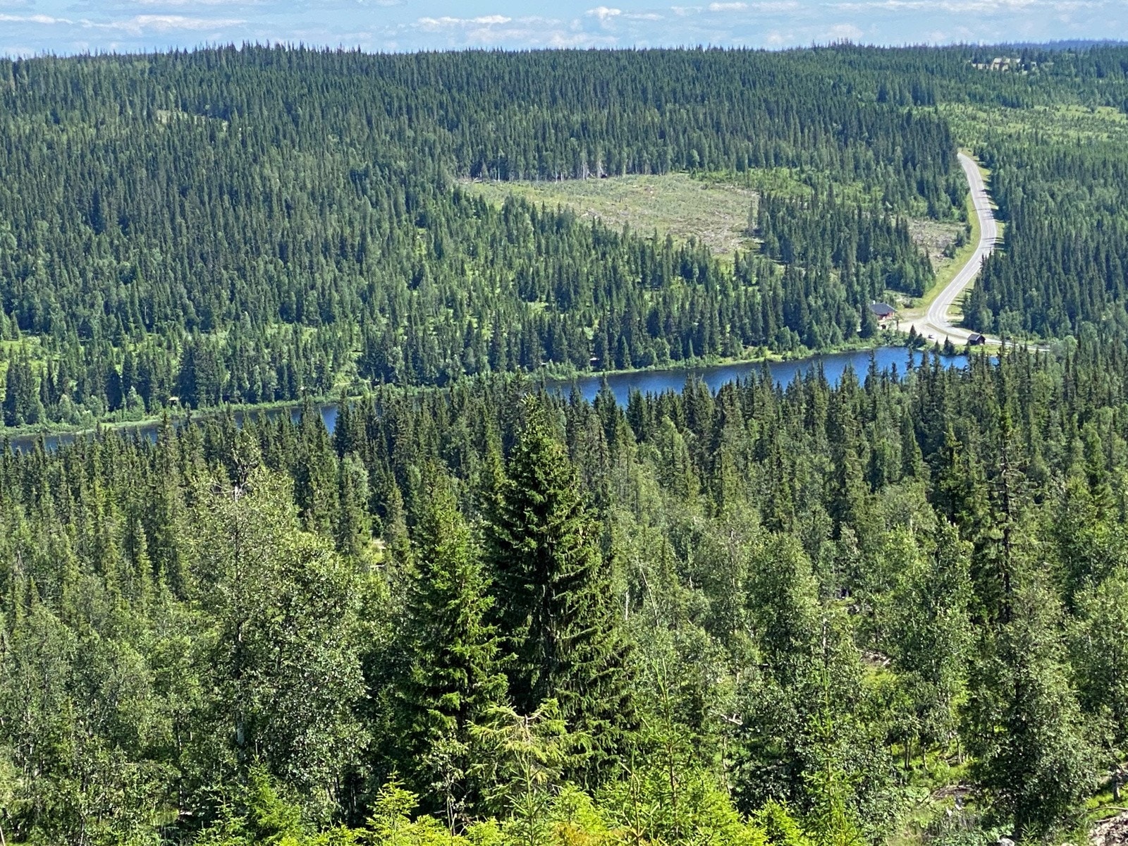 Utsikt fra tomten, zoomet litt. Galleribilde