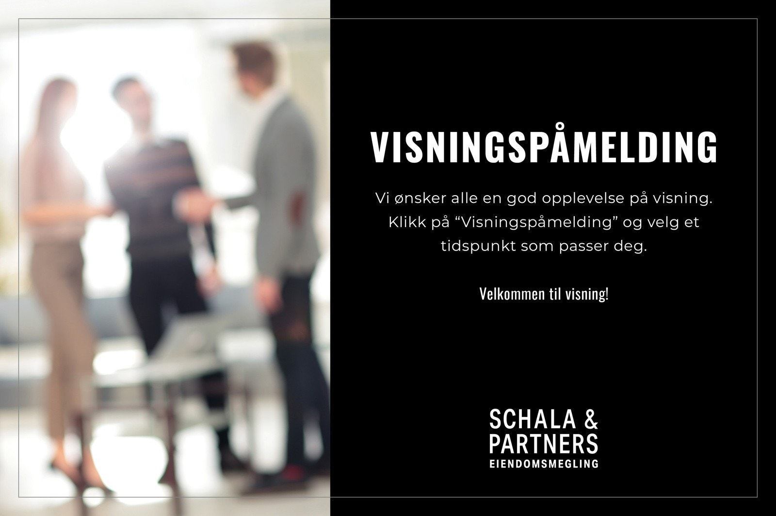 Velkommen til visning! Galleribilde