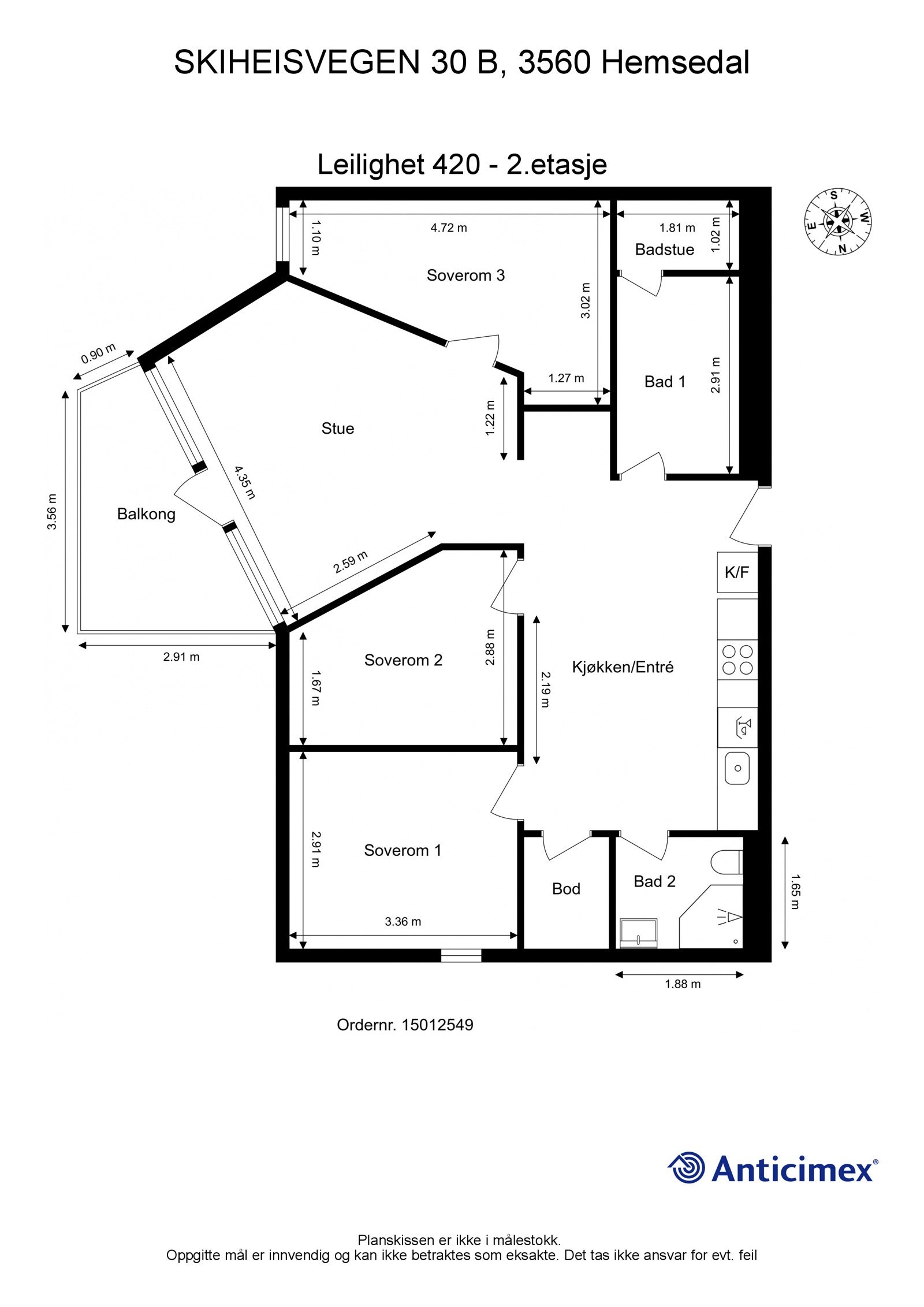 Plantegning Galleribilde