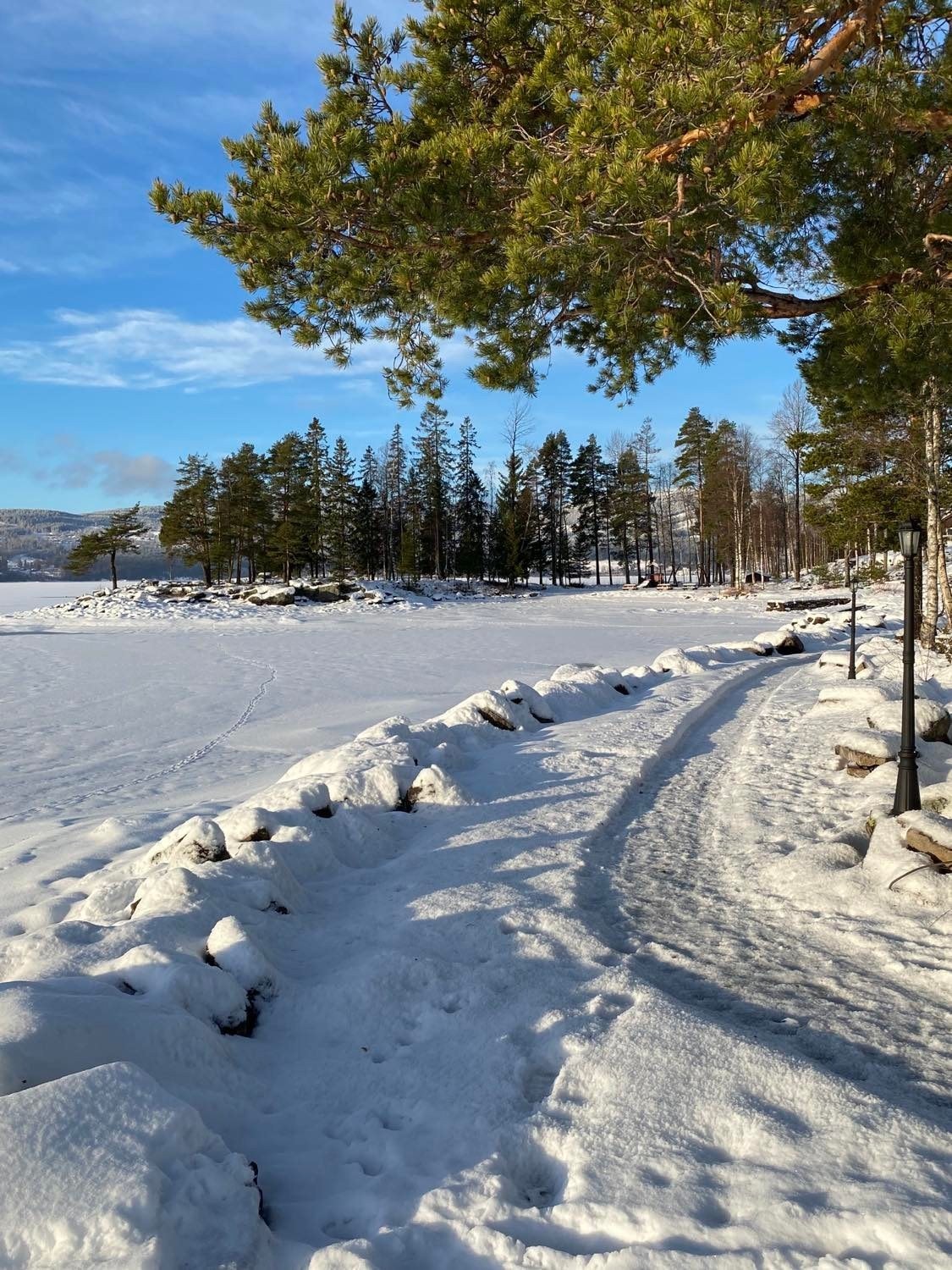 Det er etablert en egen badevik for barna Galleribilde