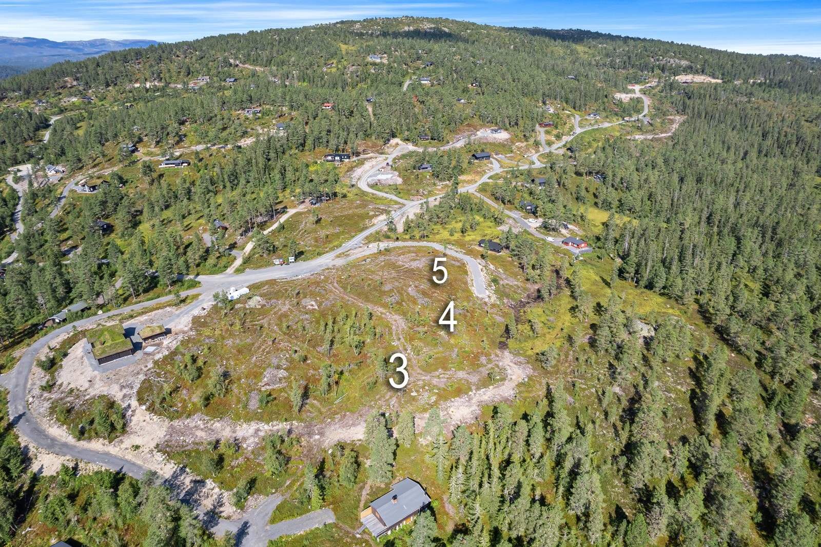 Beliggenheten til tomt 3, 4 og 5 Galleribilde