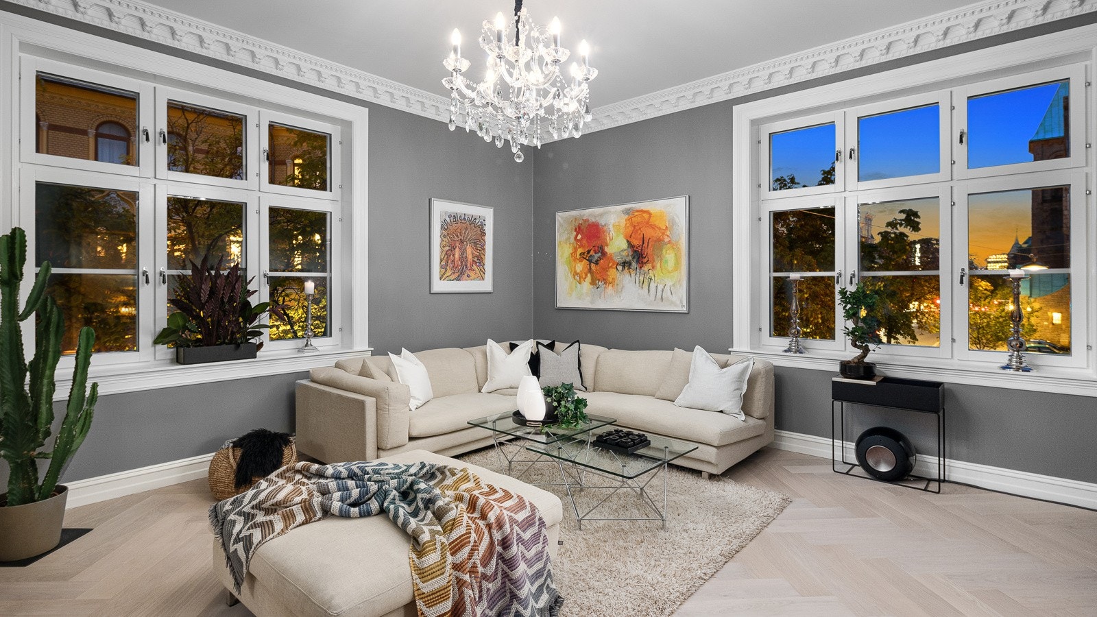 Inspirasjonsbilder fra leiligheten vi solgte i etasjen over Galleribilde