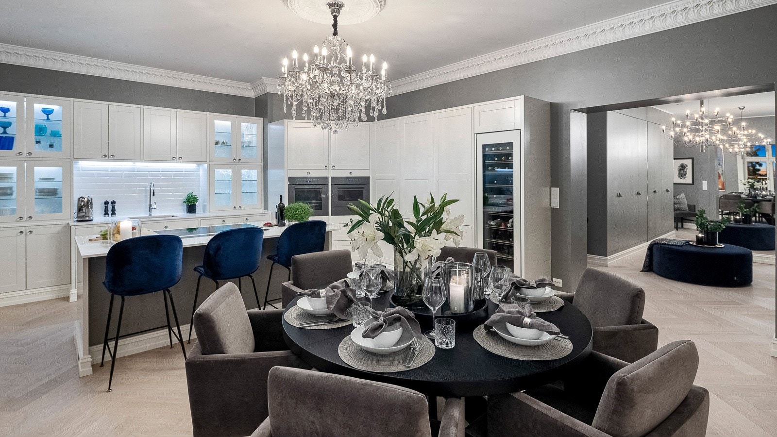 Inspirasjonsbilder fra leiligheten vi solgte i etasjen over Galleribilde