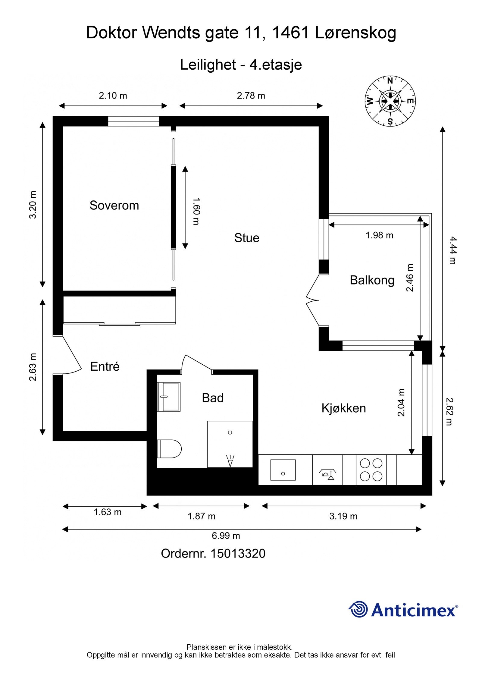 Plantegning Galleribilde