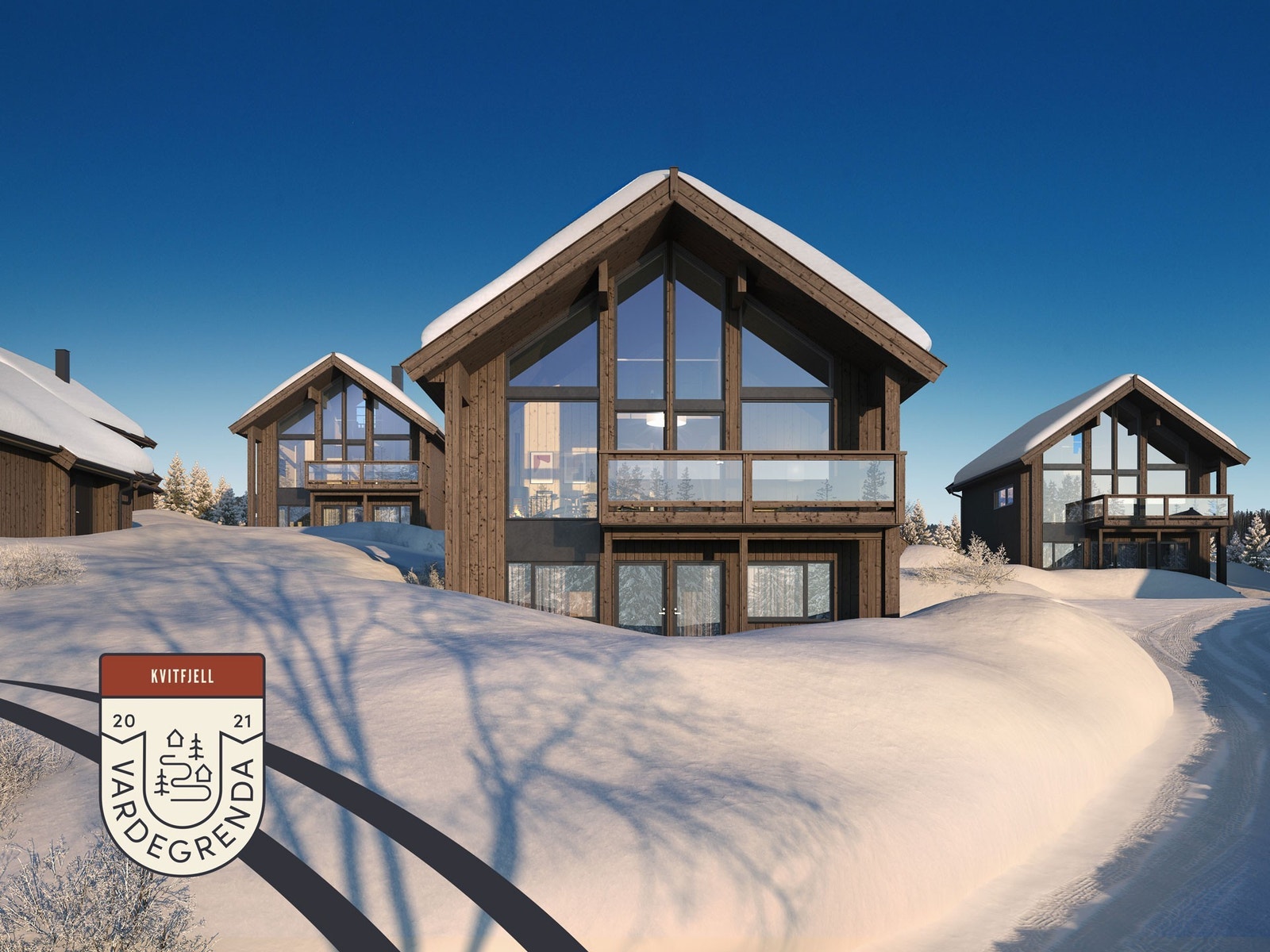 Illustrasjon på fasade Galleribilde