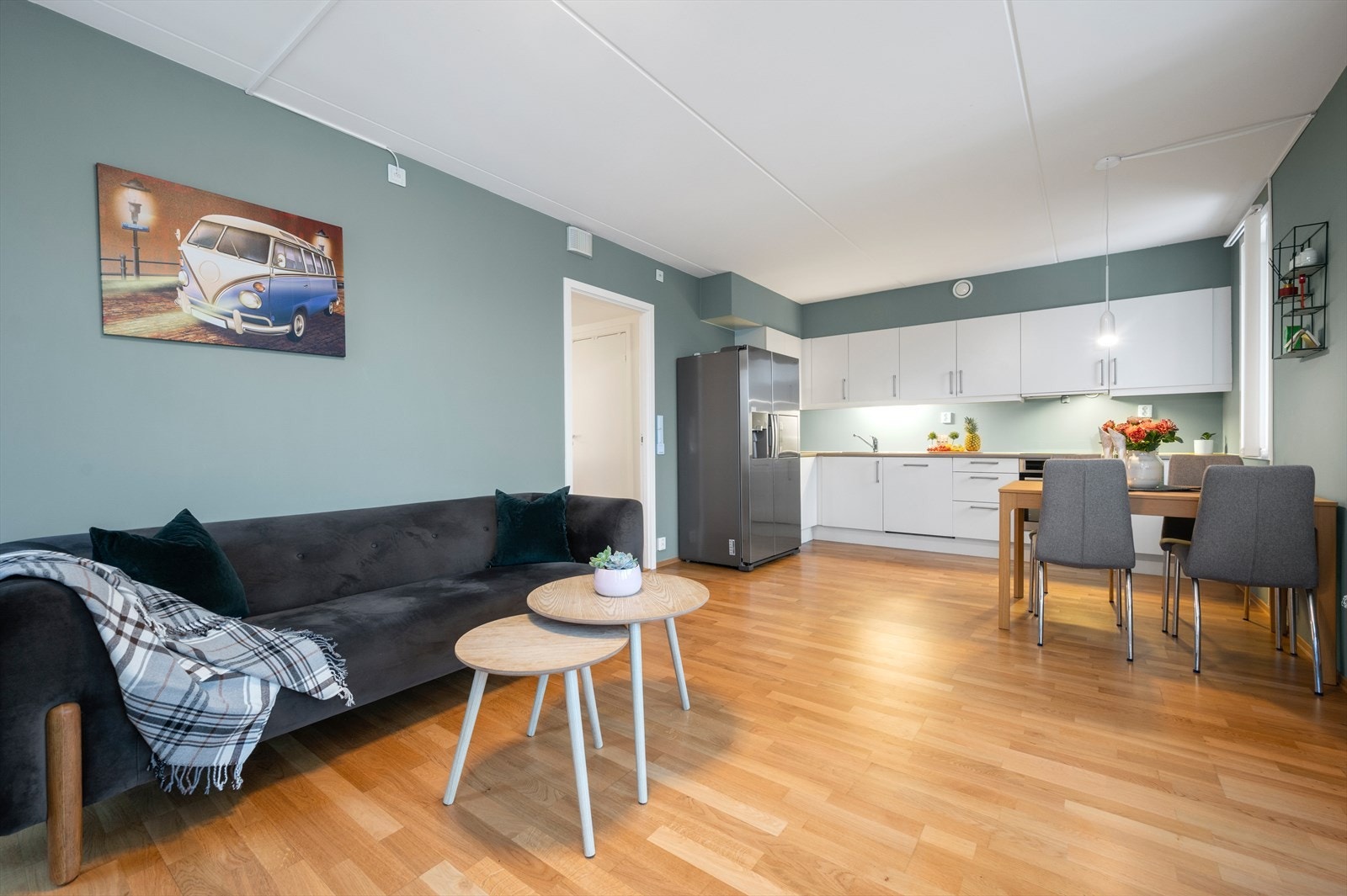 Her ligger alt til rette for hyggelige sammenkomster. Galleribilde