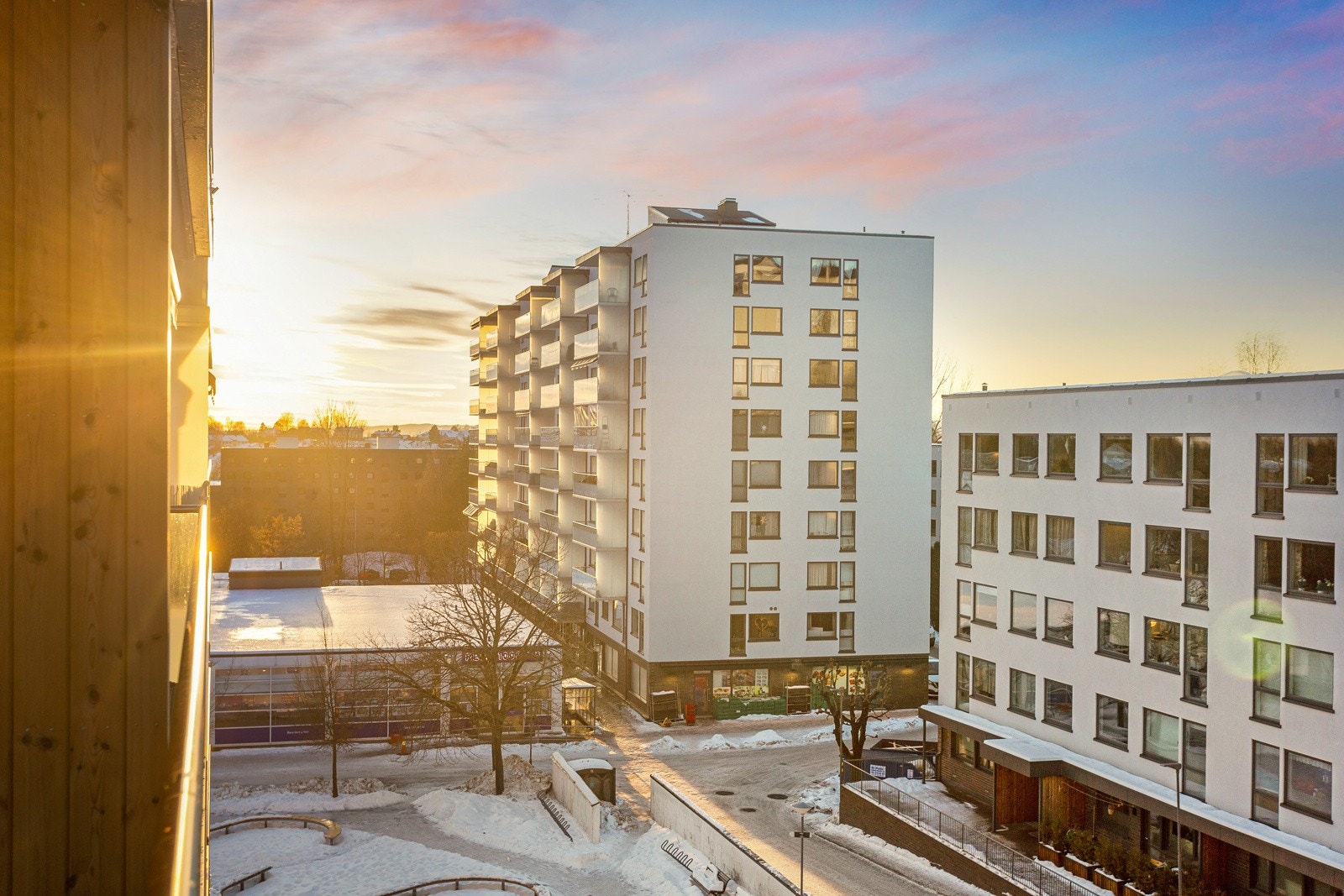 Her har du kort vei til både marka og byen Galleribilde