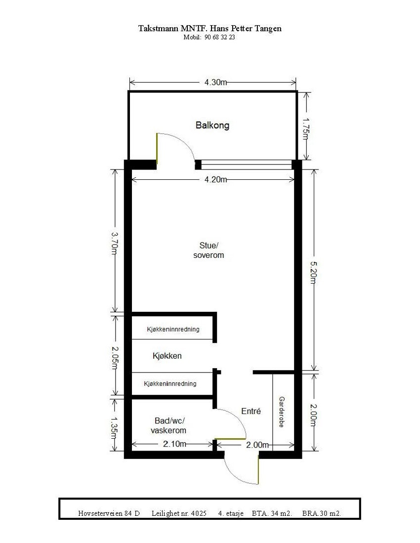 Plantegning Galleribilde
