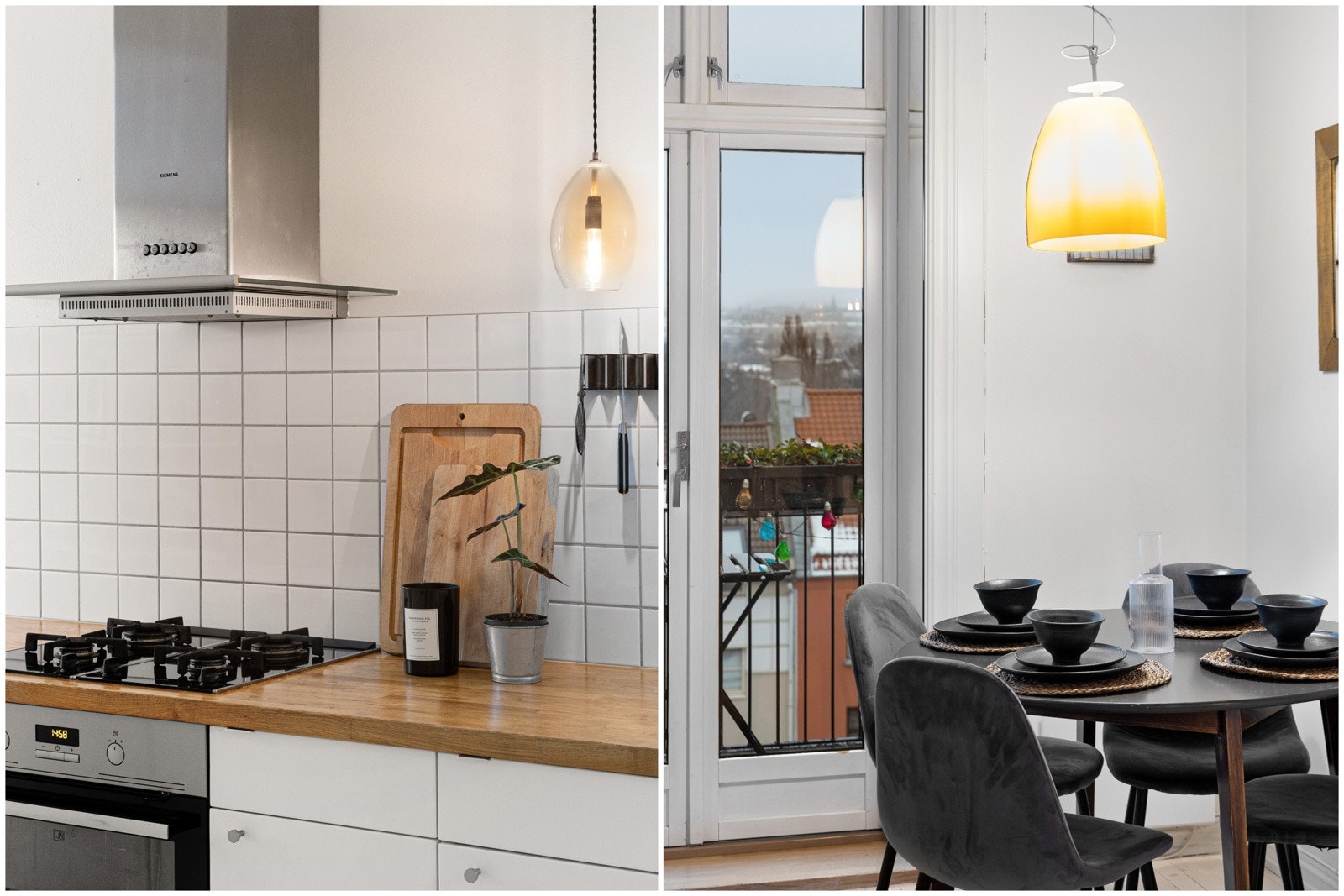 Innredningen har ventilator med kullfilter og innfelte hvitevarer som stekeovn, gass-platetopp og frittstående kjøl/frys og oppvaskmaskin. Galleribilde