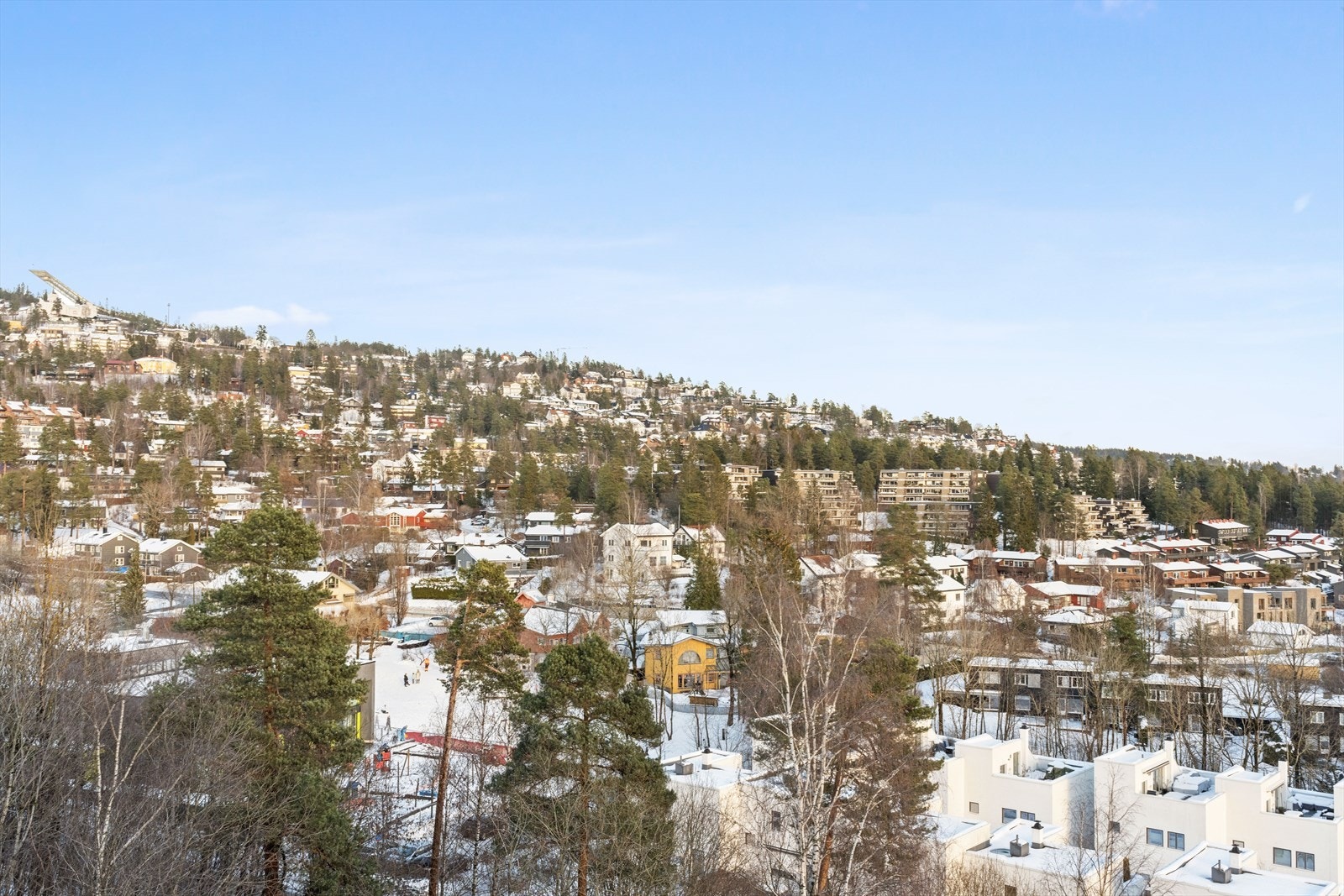 Utsikt fra balkong. Galleribilde