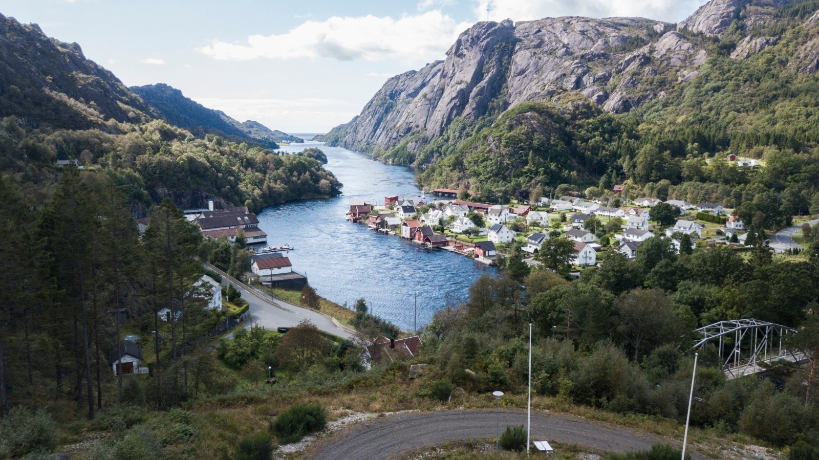 Dronefoto Galleribilde