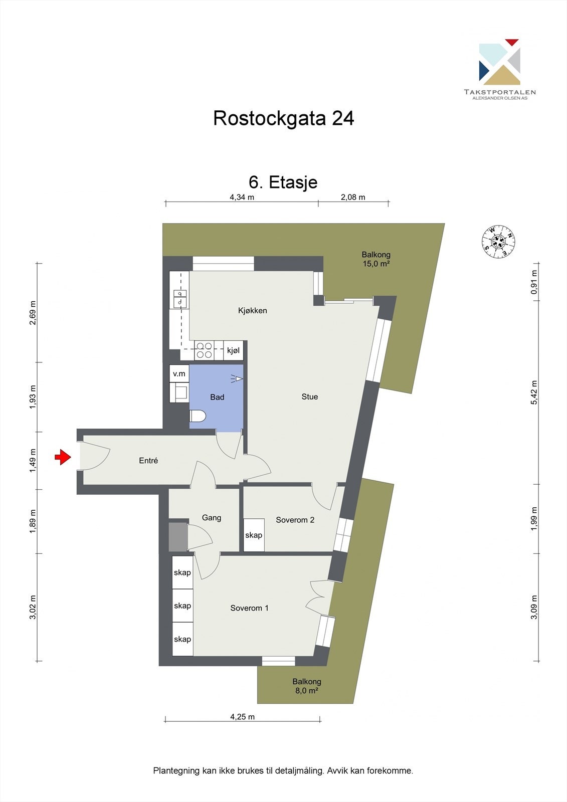 Plantegning Galleribilde