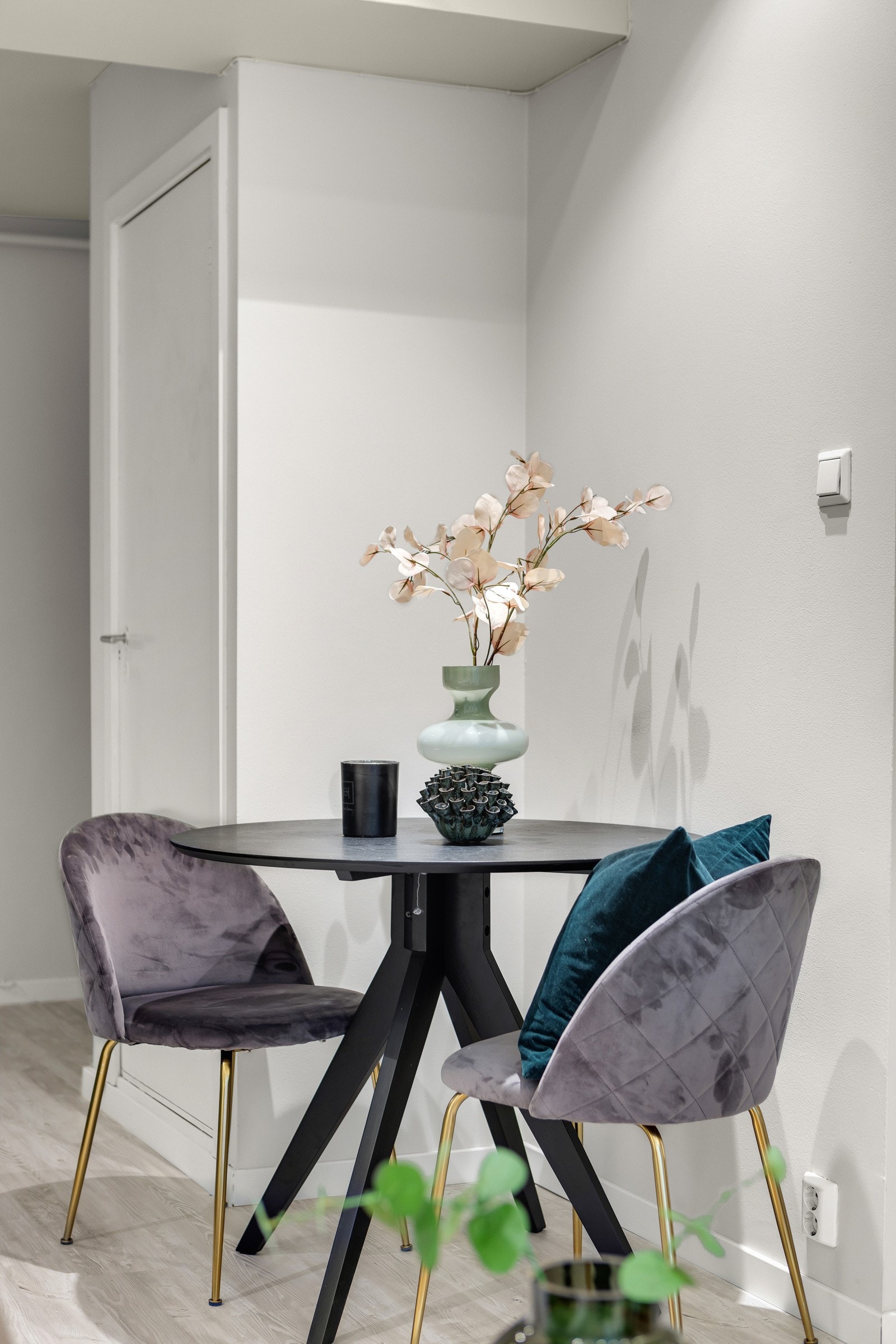 Her er det plass til et spisebord. Galleribilde