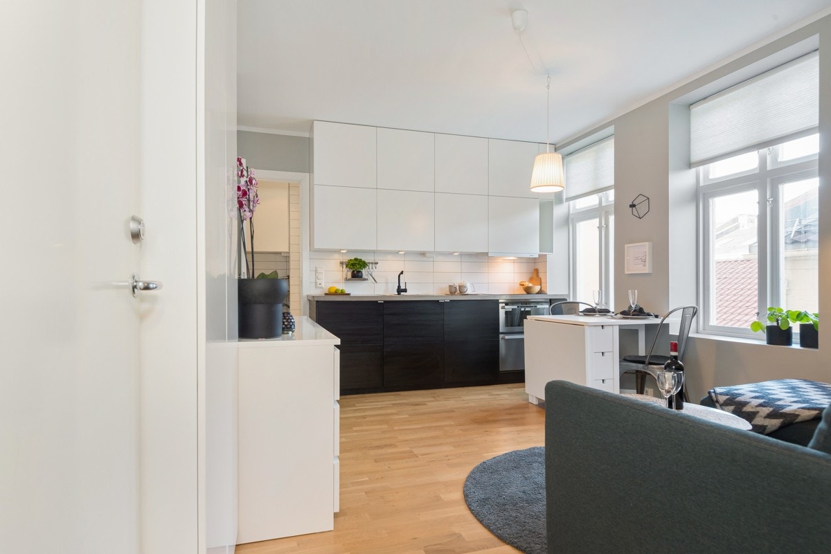 Meget praktisk og arealeffektiv leilighet Galleribilde