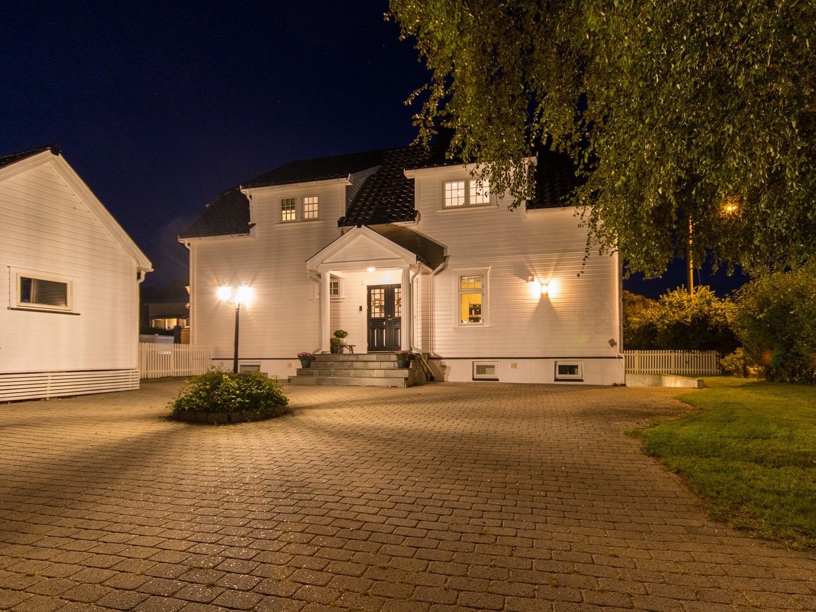 Flott utebelysning Galleribilde