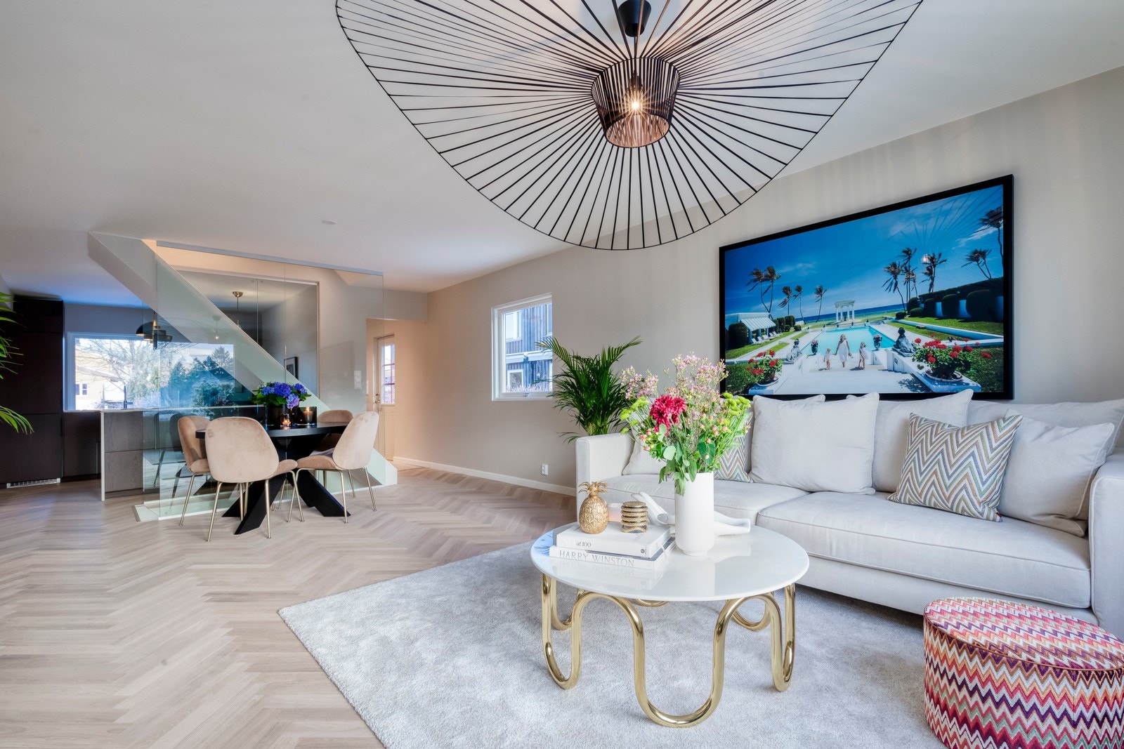 Meget lekkert og påkostet enderekkehus over tre plan. Galleribilde