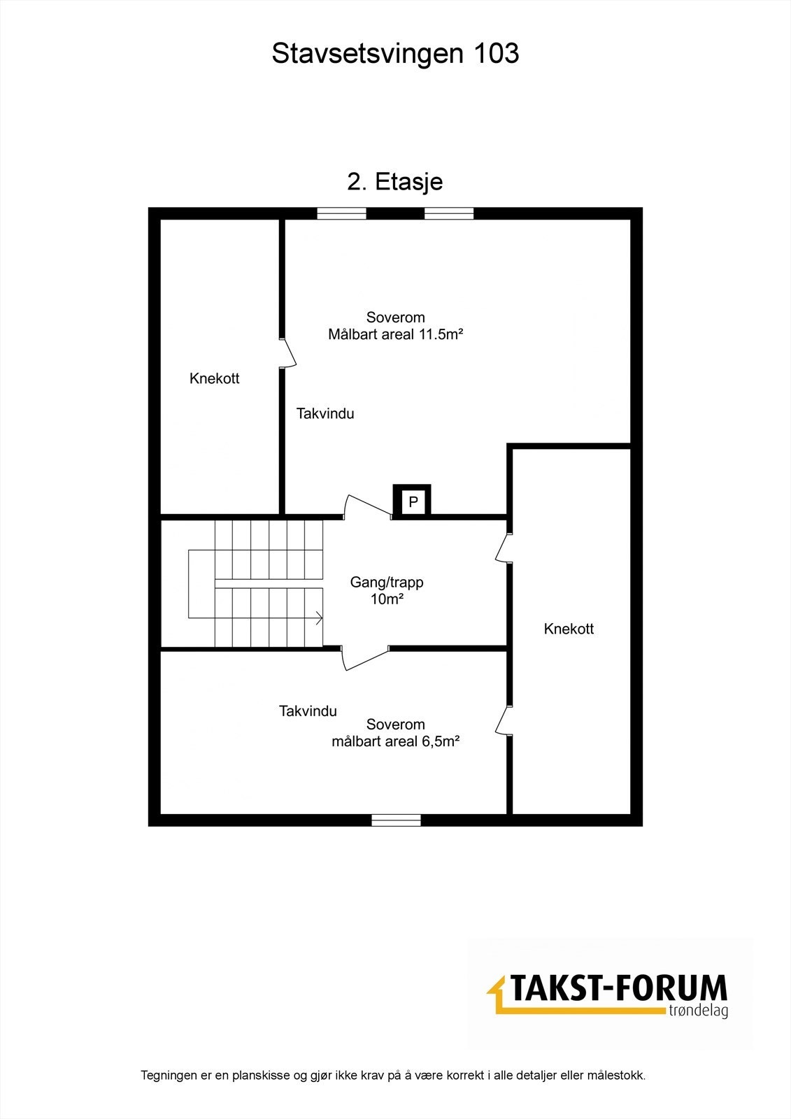 Plantegning 2. etasje. Galleribilde