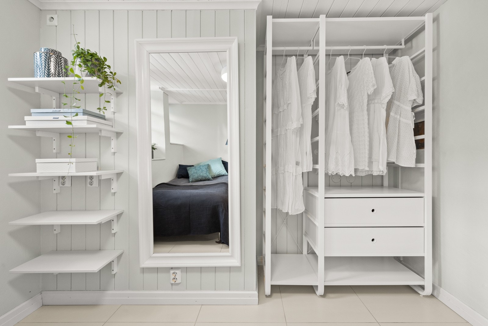 Her er det god plass til smarte oppbevaringsløsninger. Galleribilde