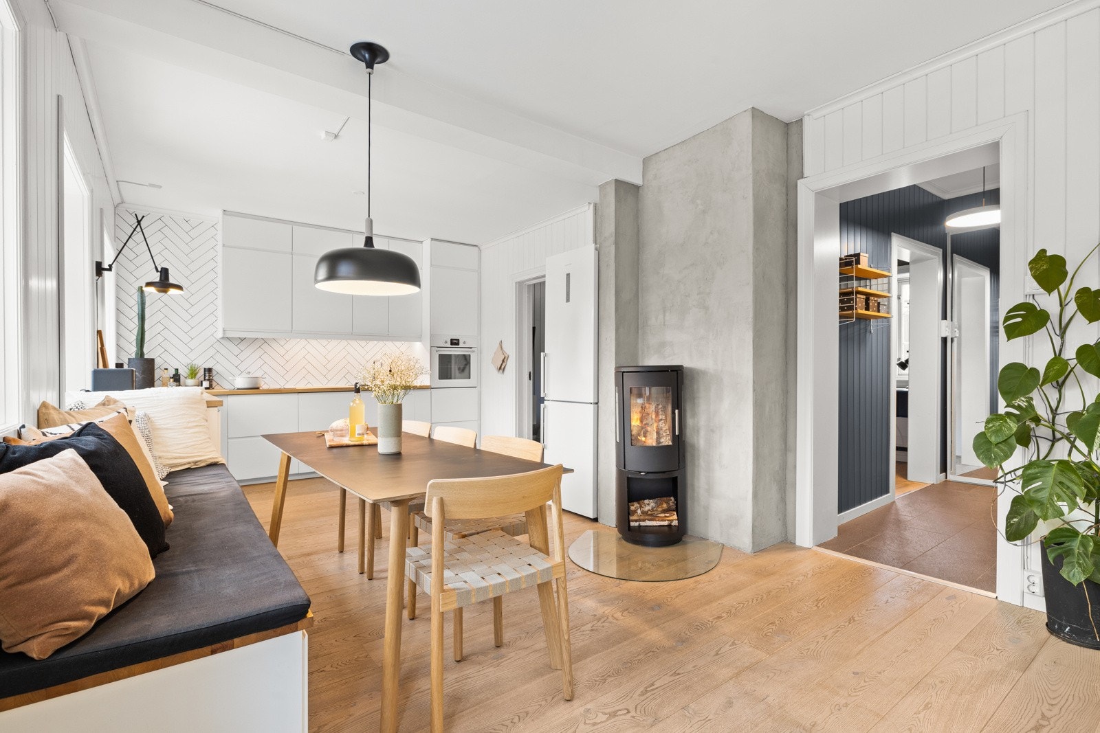 Aud Schønemanns vei 13 er vakker både inne og ute. Galleribilde