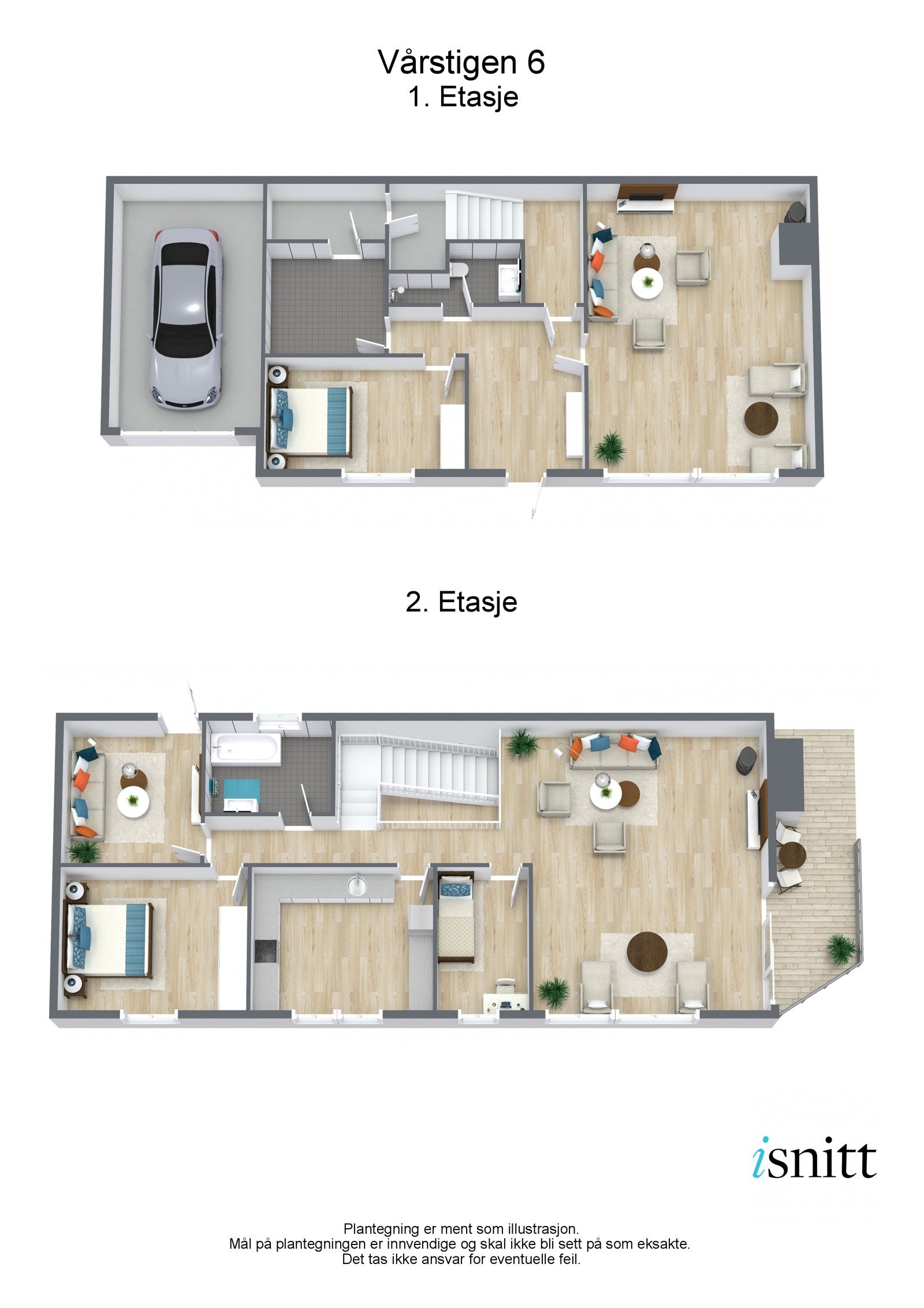 Plantegning - Vårstigen 6 Galleribilde