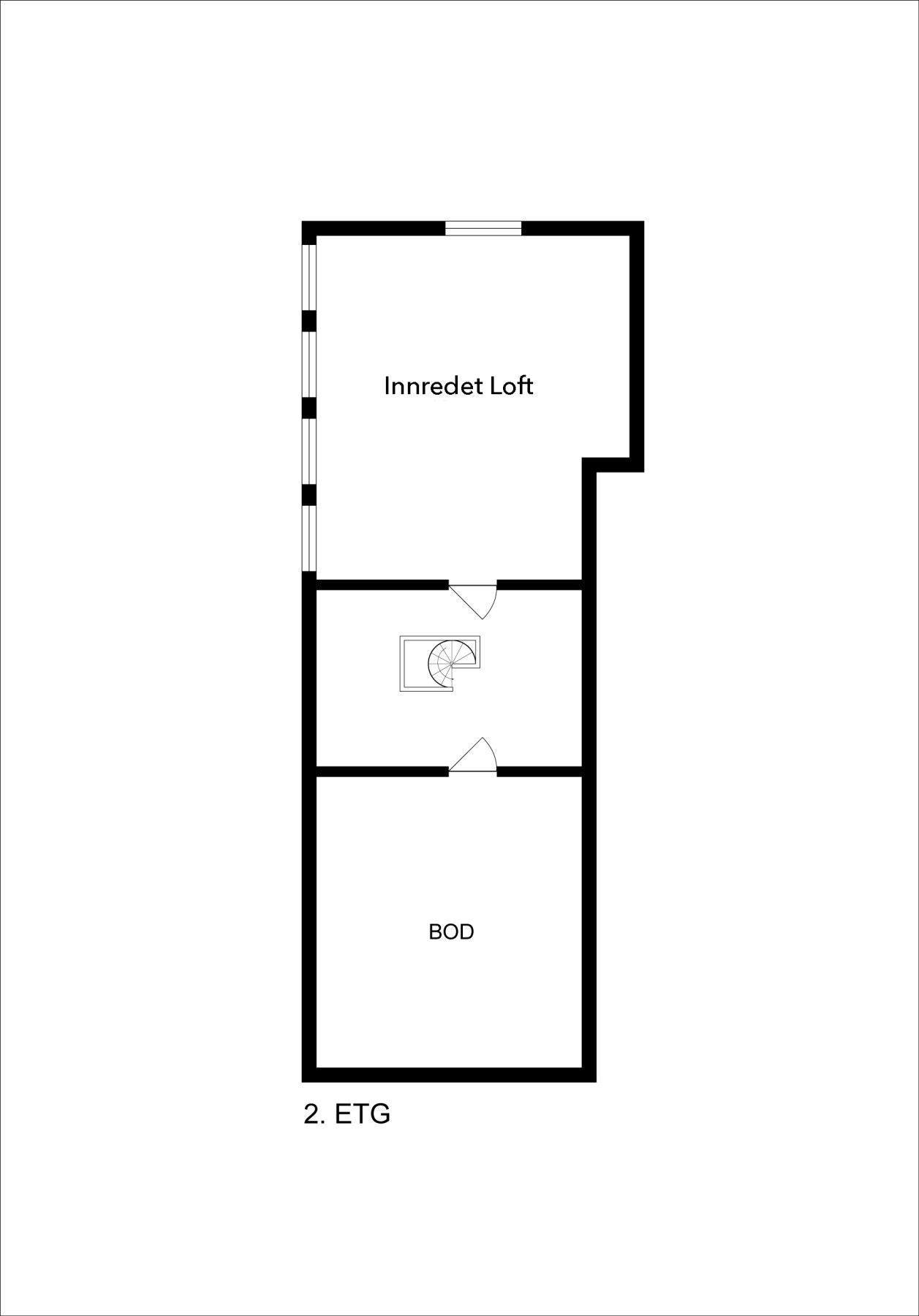 Plan loftetg. Galleribilde