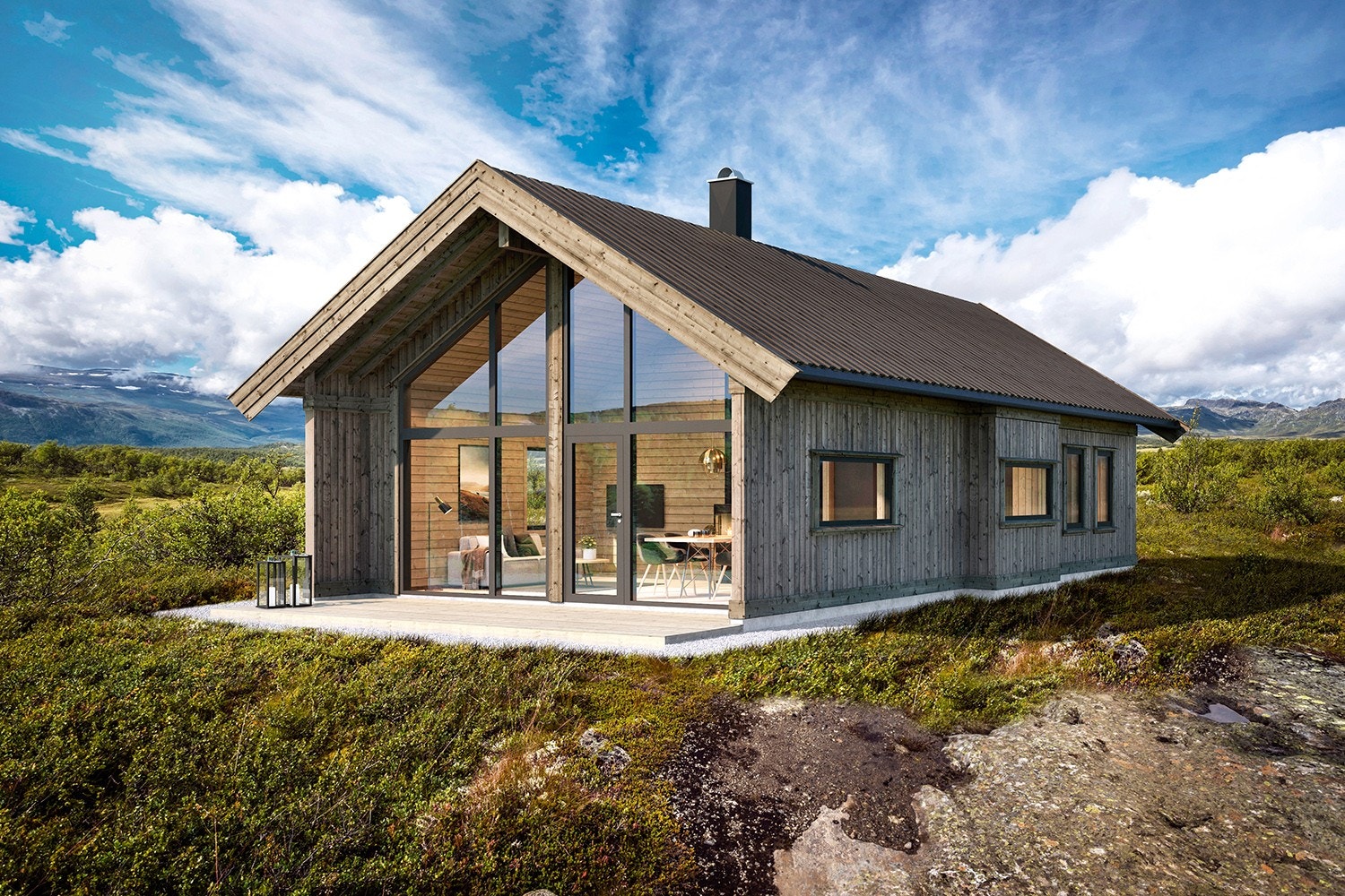 Hyttemodell 1225. Pris på forespørsel Galleribilde