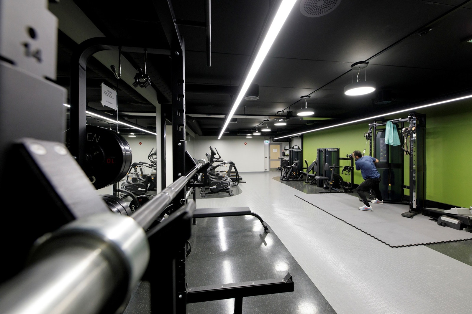 Moderne treningsrom Galleribilde