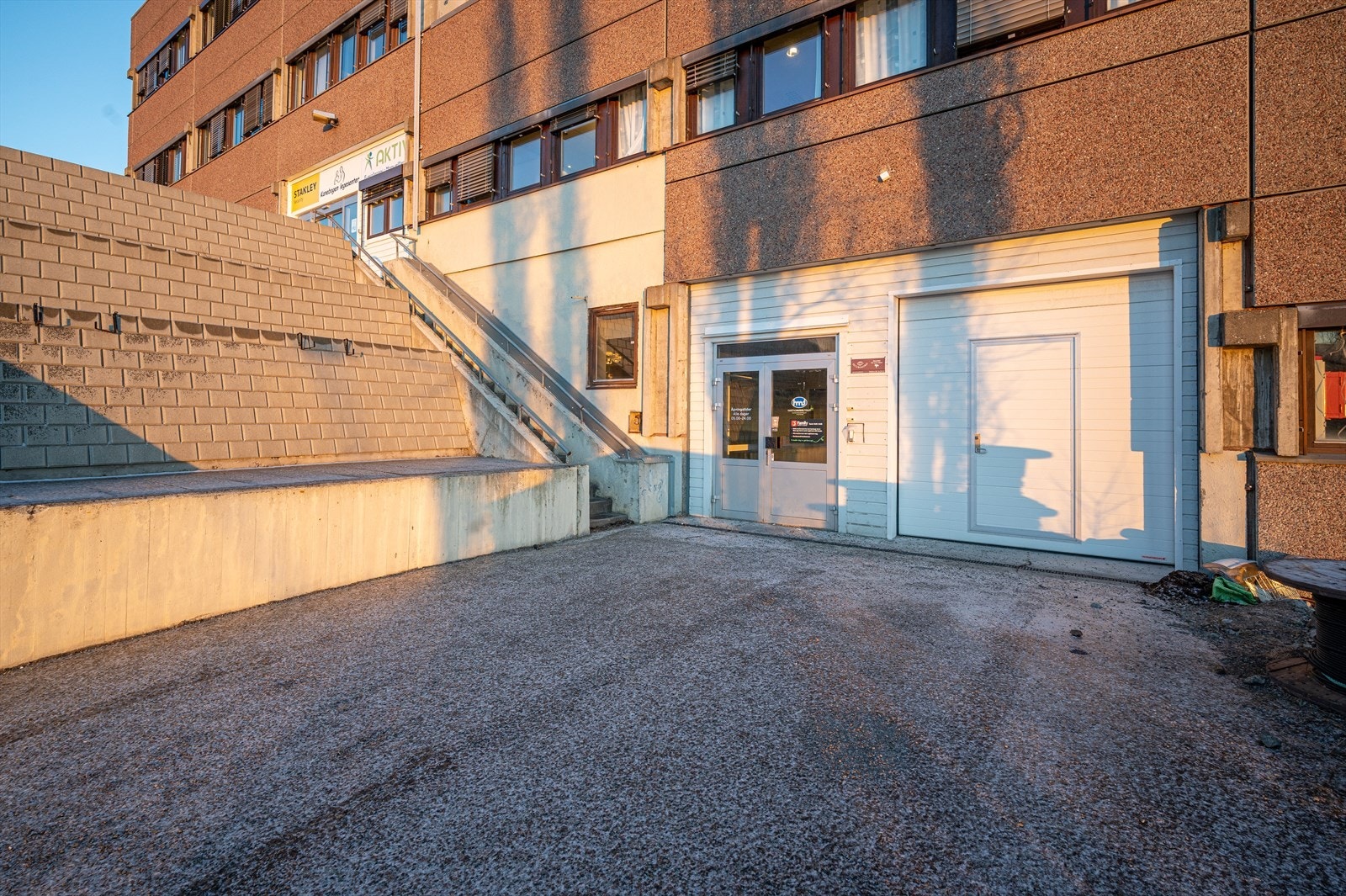 Adkomst til de ledige lokalene Galleribilde