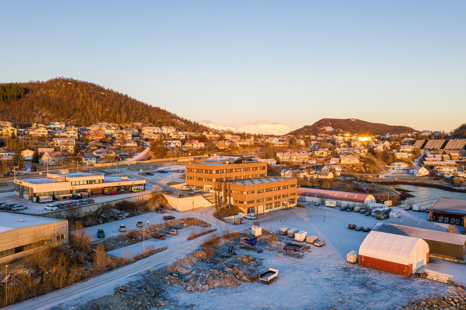 Dronebilde Galleribilde