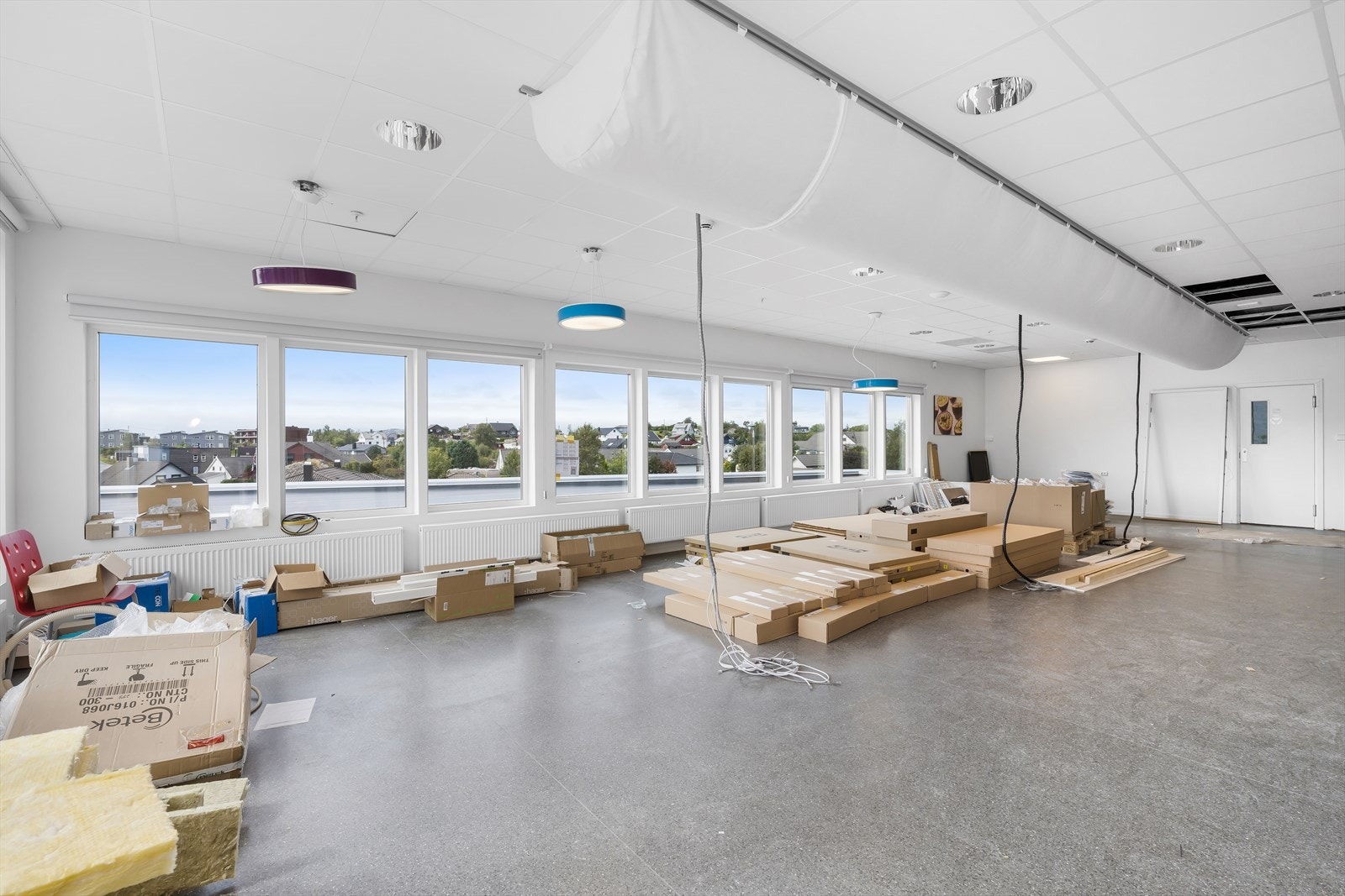 Uinnredet lokale i toppetasjen Galleribilde